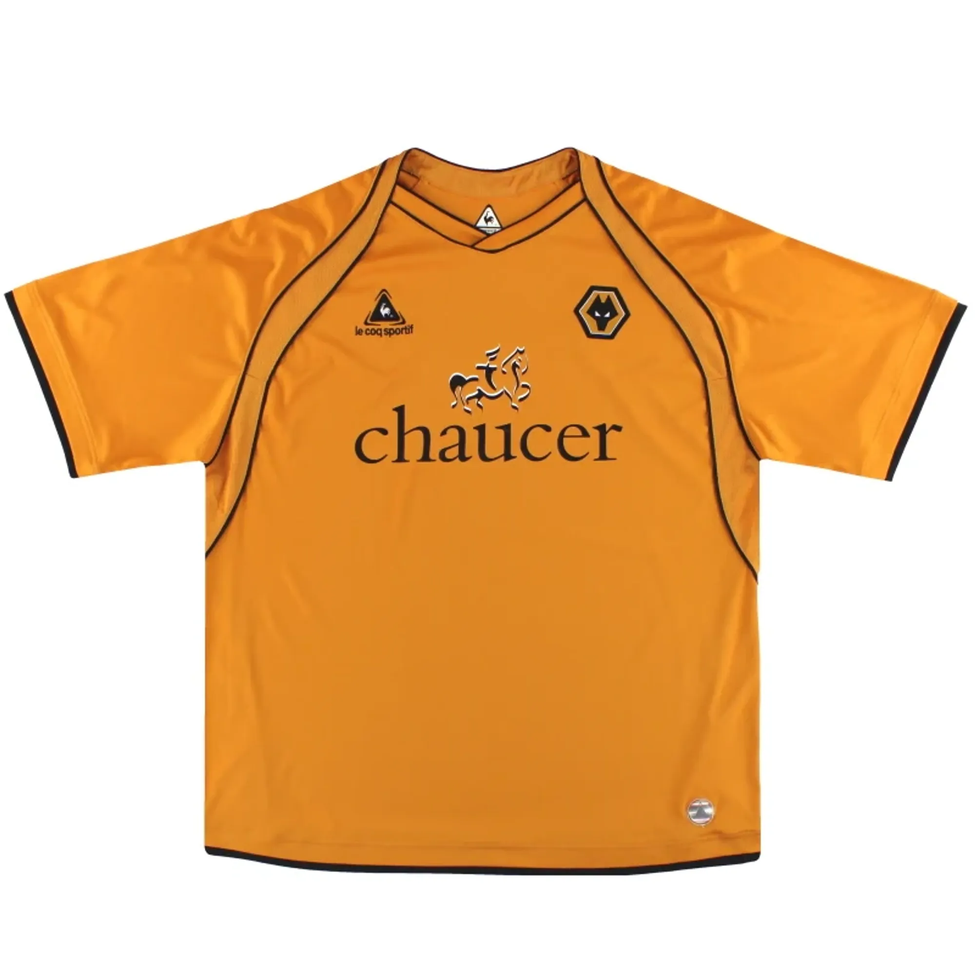 2006-08 Wolves Le Coq Sportif Home Shirt XL - Wolves / Excellent 