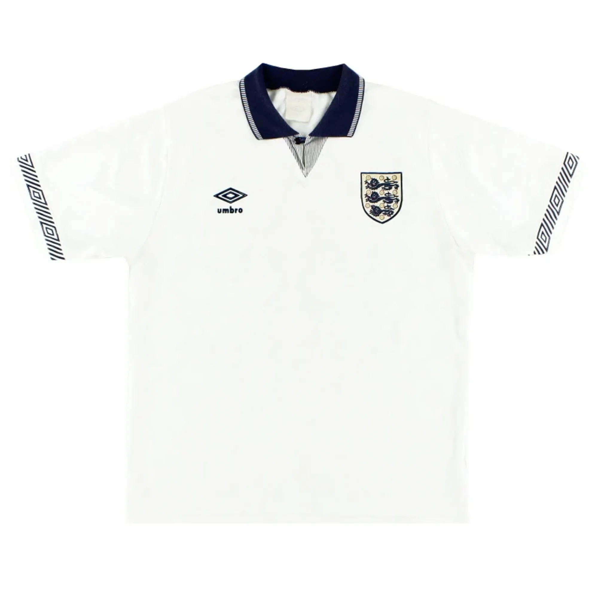1990-92 England Umbro Home Shirt S - England / Very good 