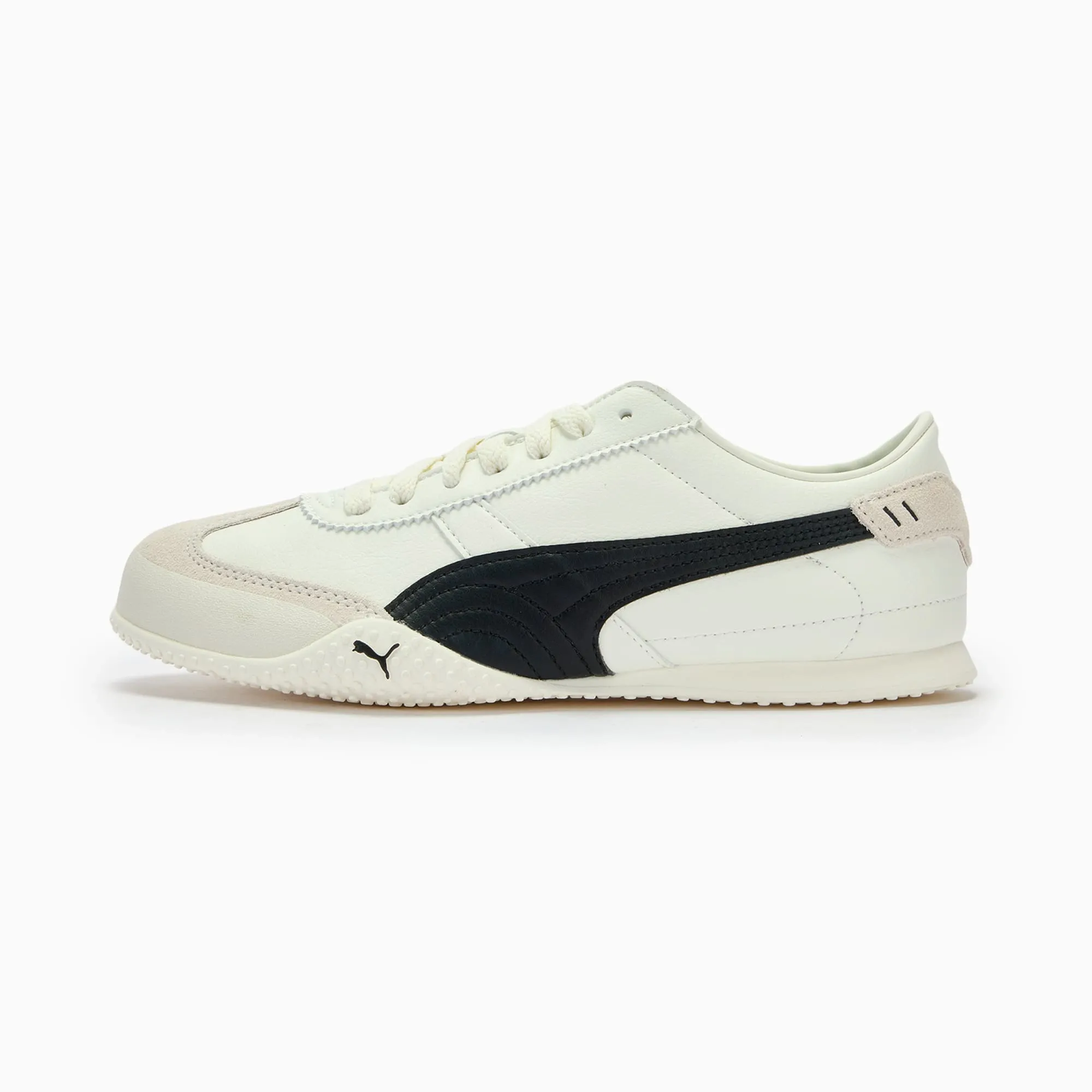 PUMA Bella Ut Lea Sneakers Women, Warm White/Black, size 10