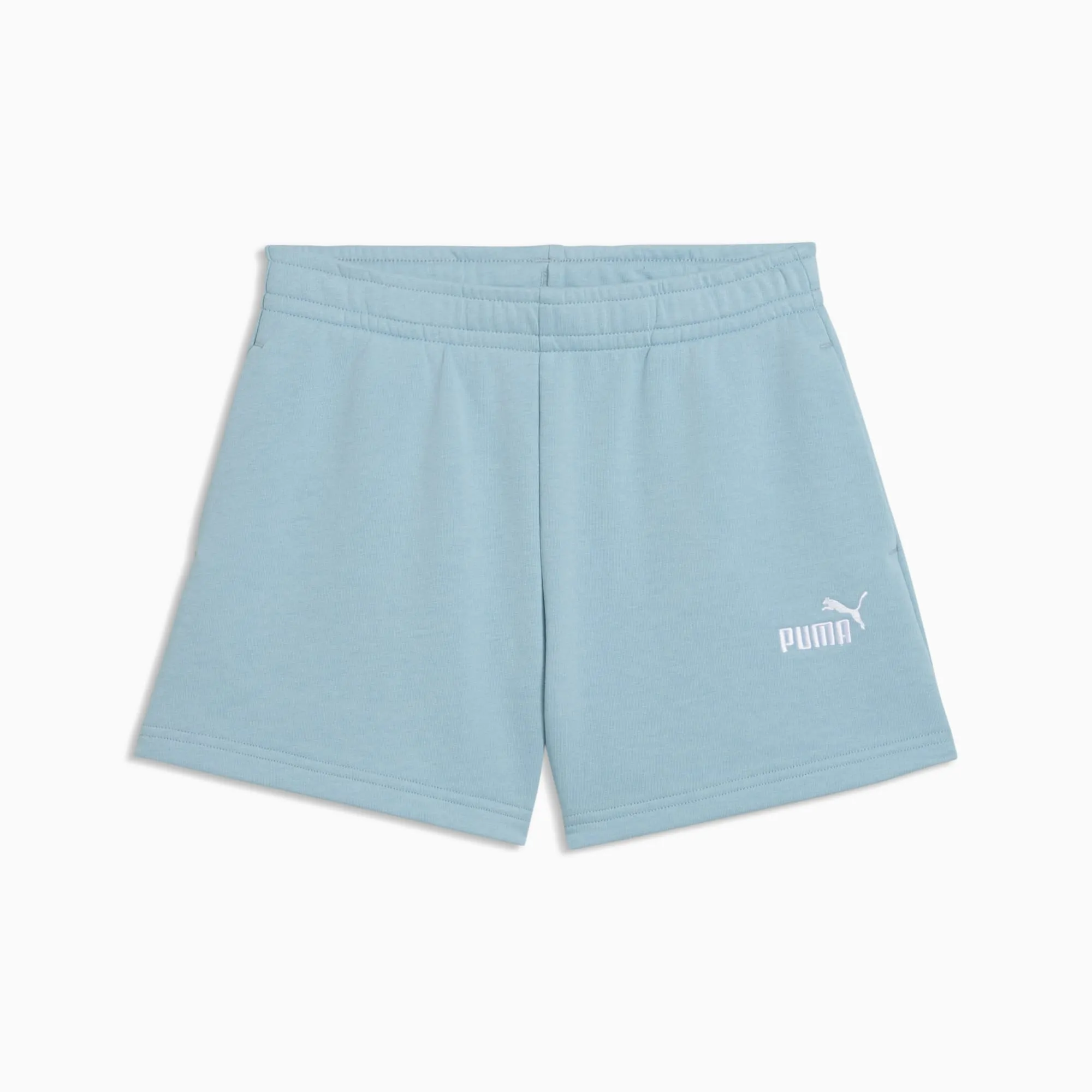 PUMA Ess Small No. 1 Logo Shorts Youth, Seafoam, size 11-12 Youth