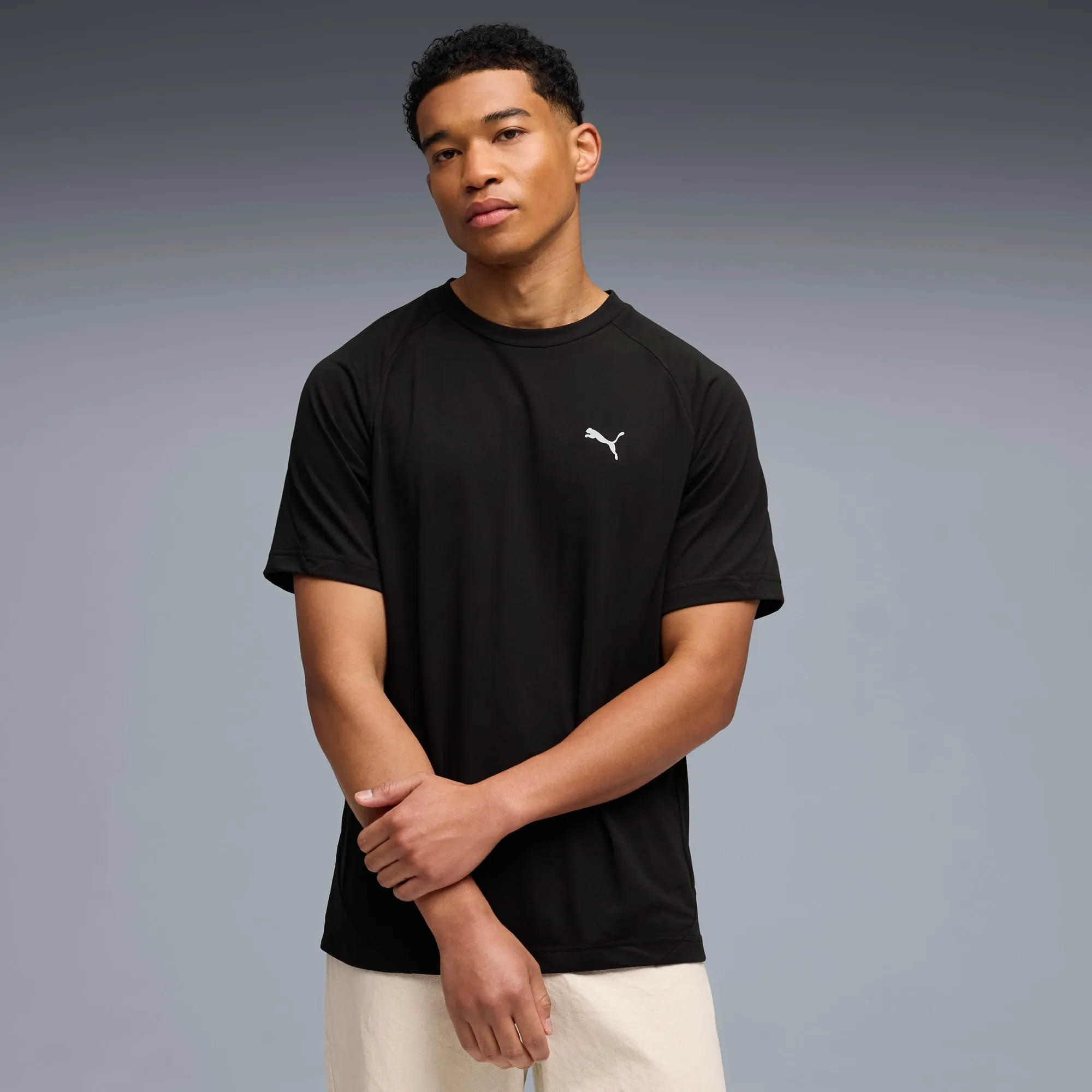 PUMA Evostripe T-Shirt Men, Black, size Large