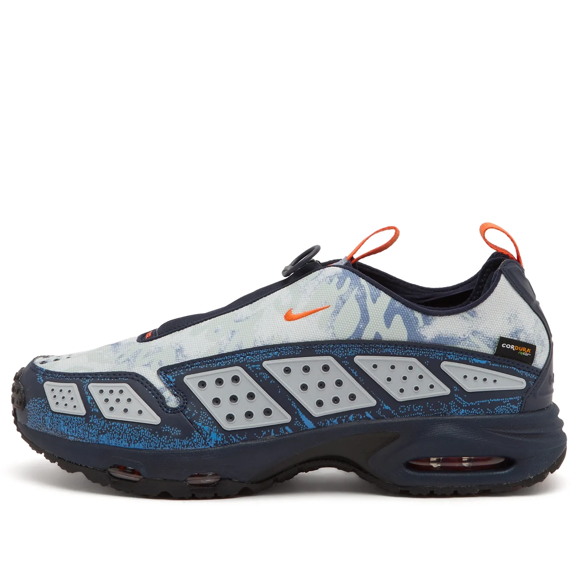Nike Men's Air Max Sndr Se Sneaker Platinum/Orange/Obsidian