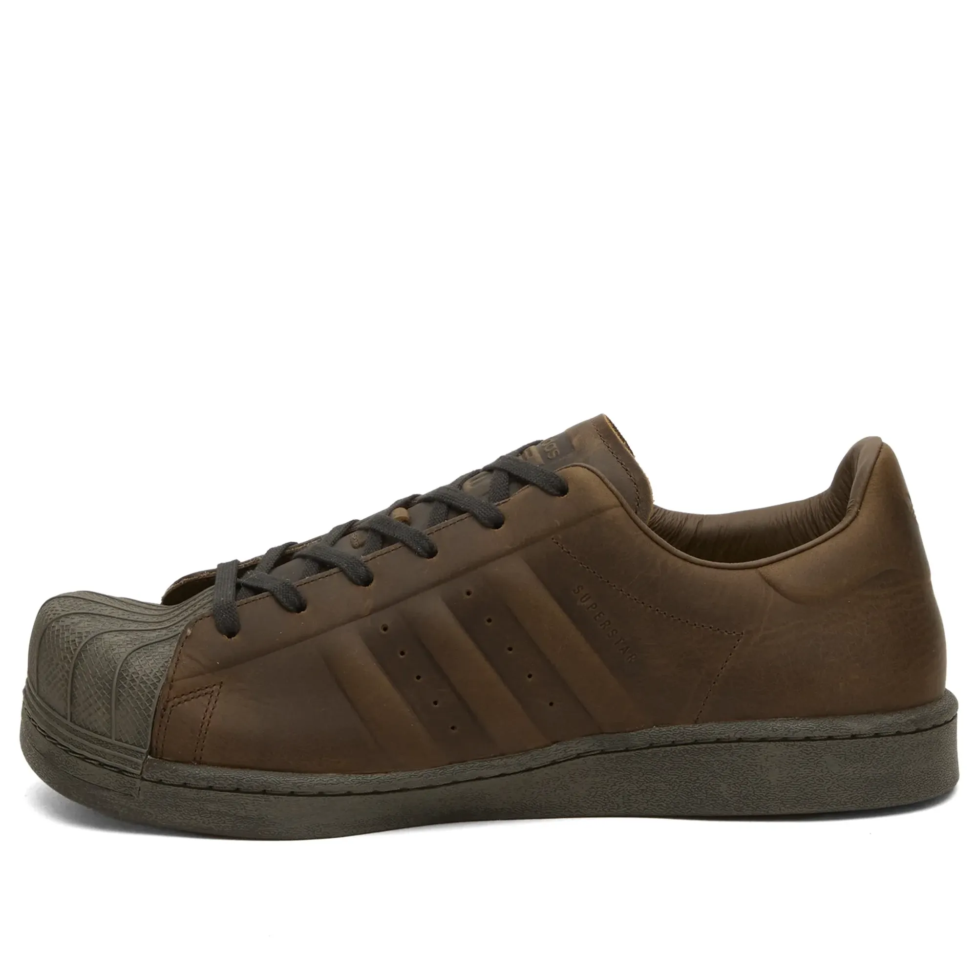 adidas by AVAVAV Superstar Vacuum Lea Sneaker Brown