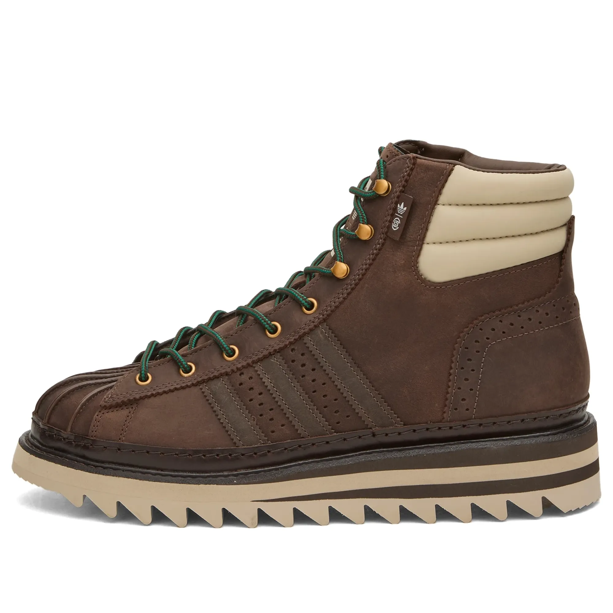 Adidas Men's x CLOT Pro Model Sneaker Dark Brown/Wonder Beige/Dark Brown