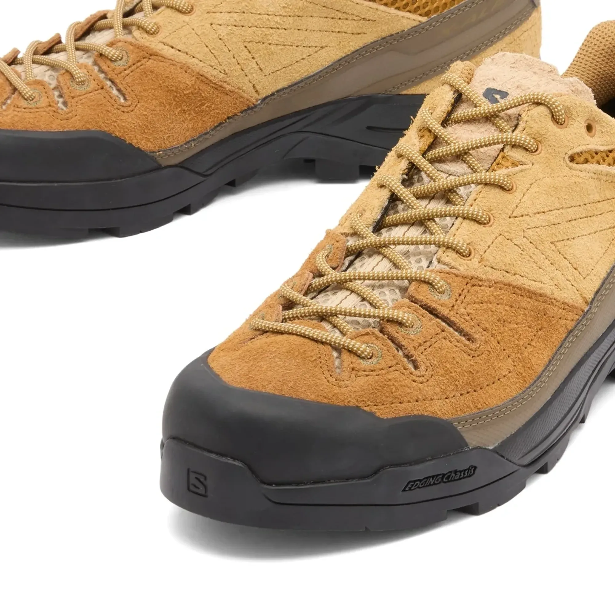 Salomon Men's X-ALP SUEDE Sneaker Bronze Brown/Wood Thrush/Safari