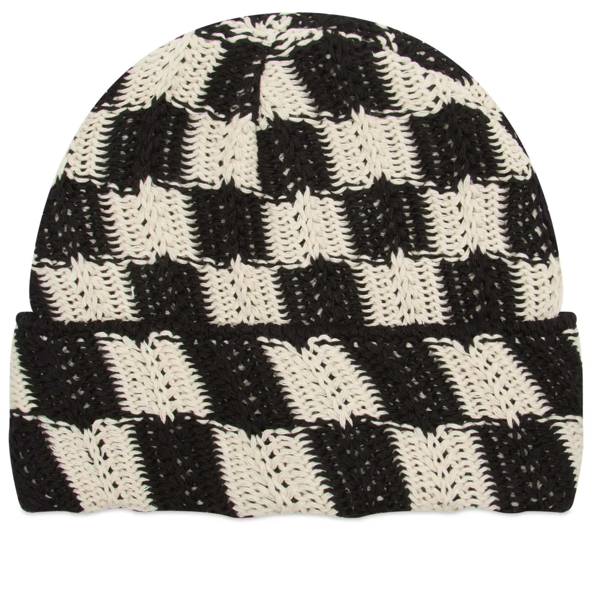 Sundays Men's Check Beanie Black