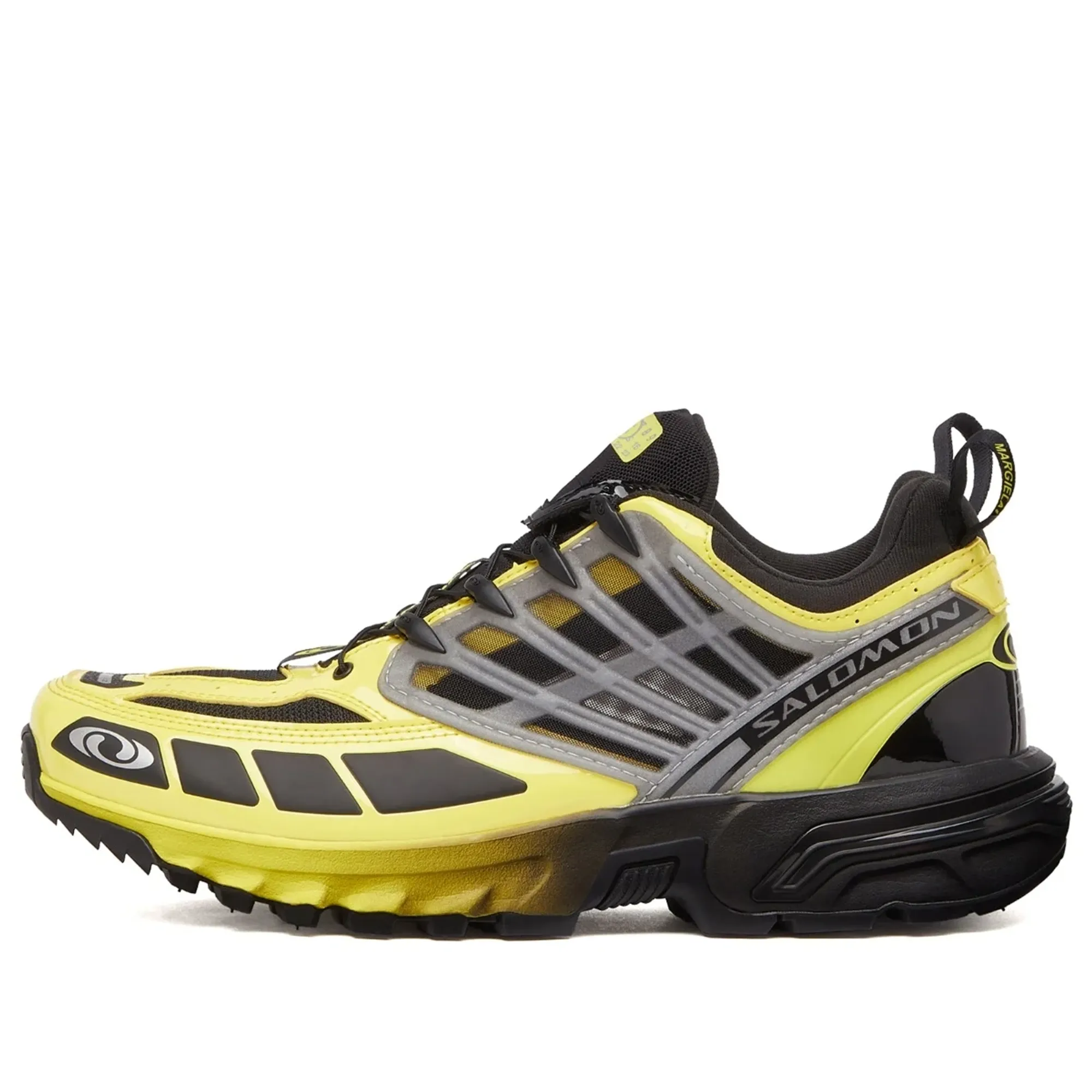 MM6 Maison Margiela Men's ACS Pro MM6 x Salomon Sneaker Black/Blazing Yellow/Ftw Silver