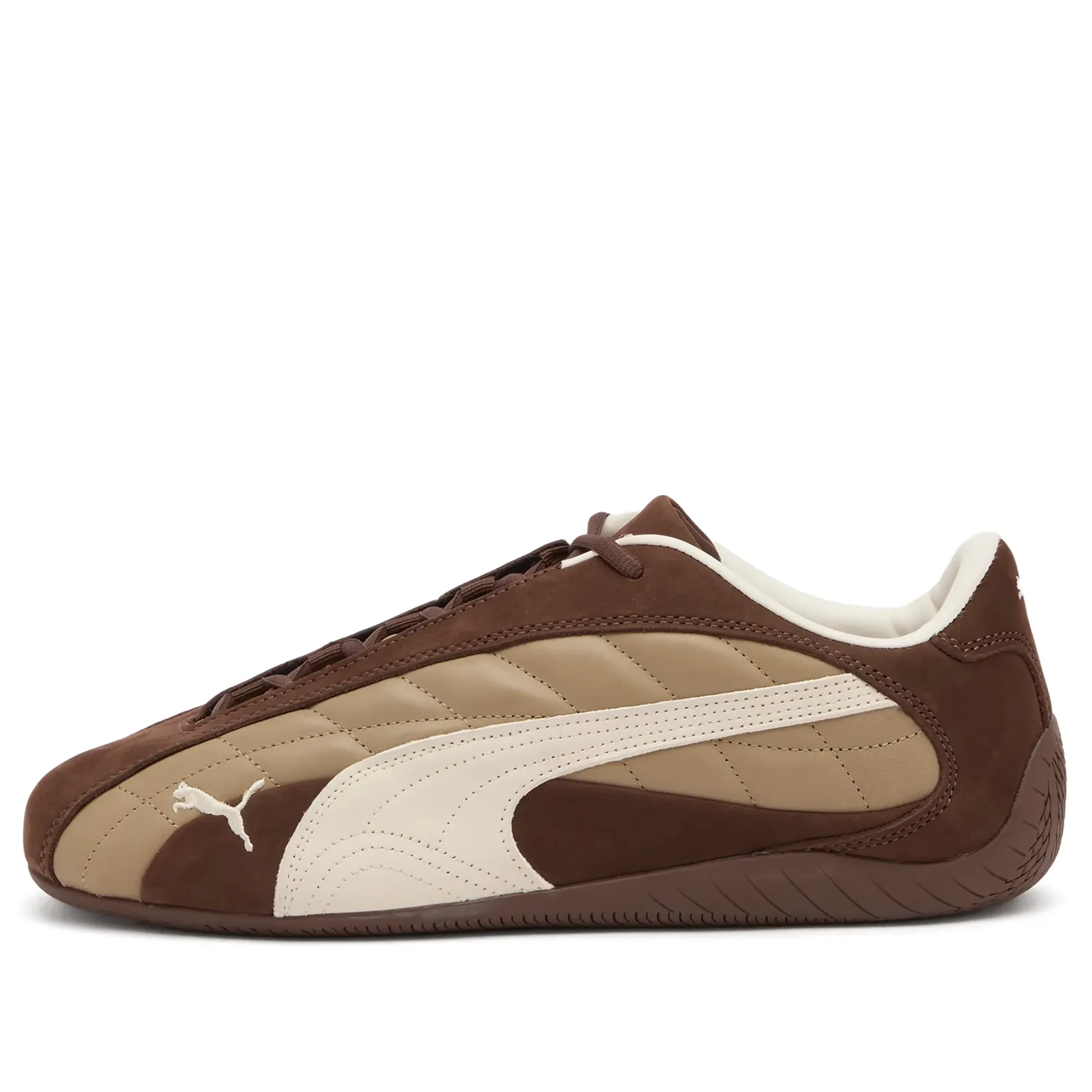 Puma Speedcat Plus Quilted Sneaker Espresso Brown/Warm White