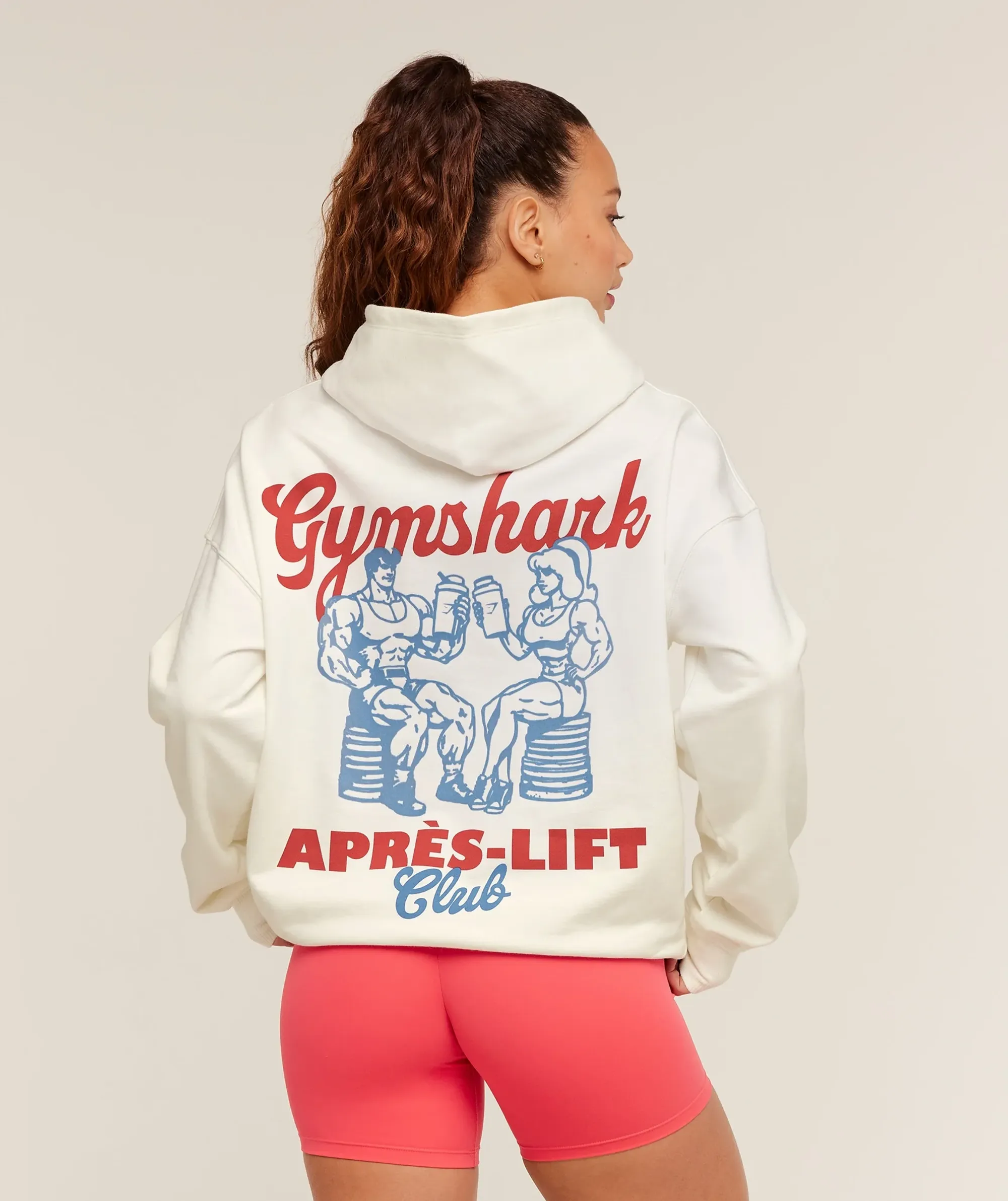  Après-Lift Club Oversized Hoodie - GS Soft White