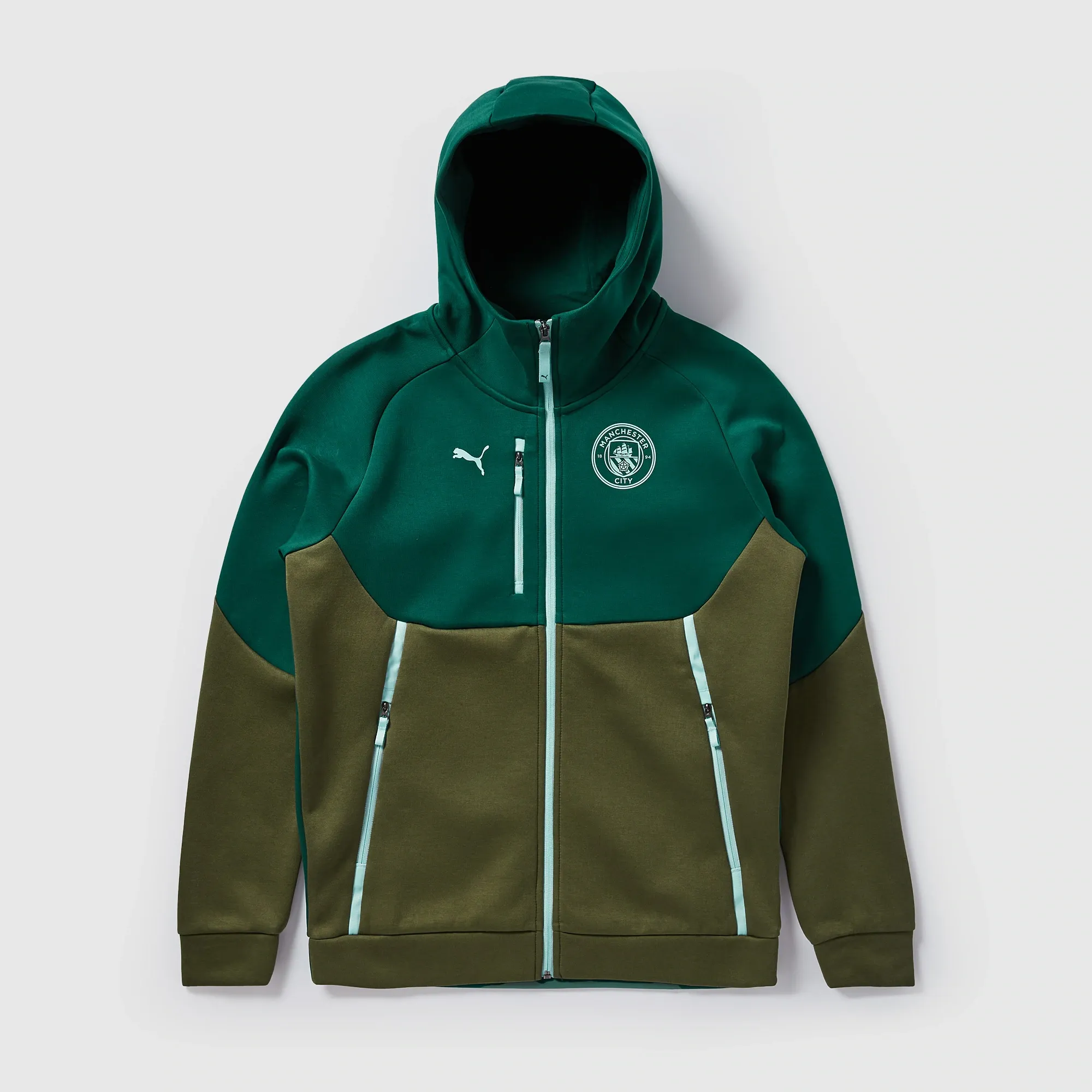 Puma Manchester City 25 26 Pre Match FZ Hoodie