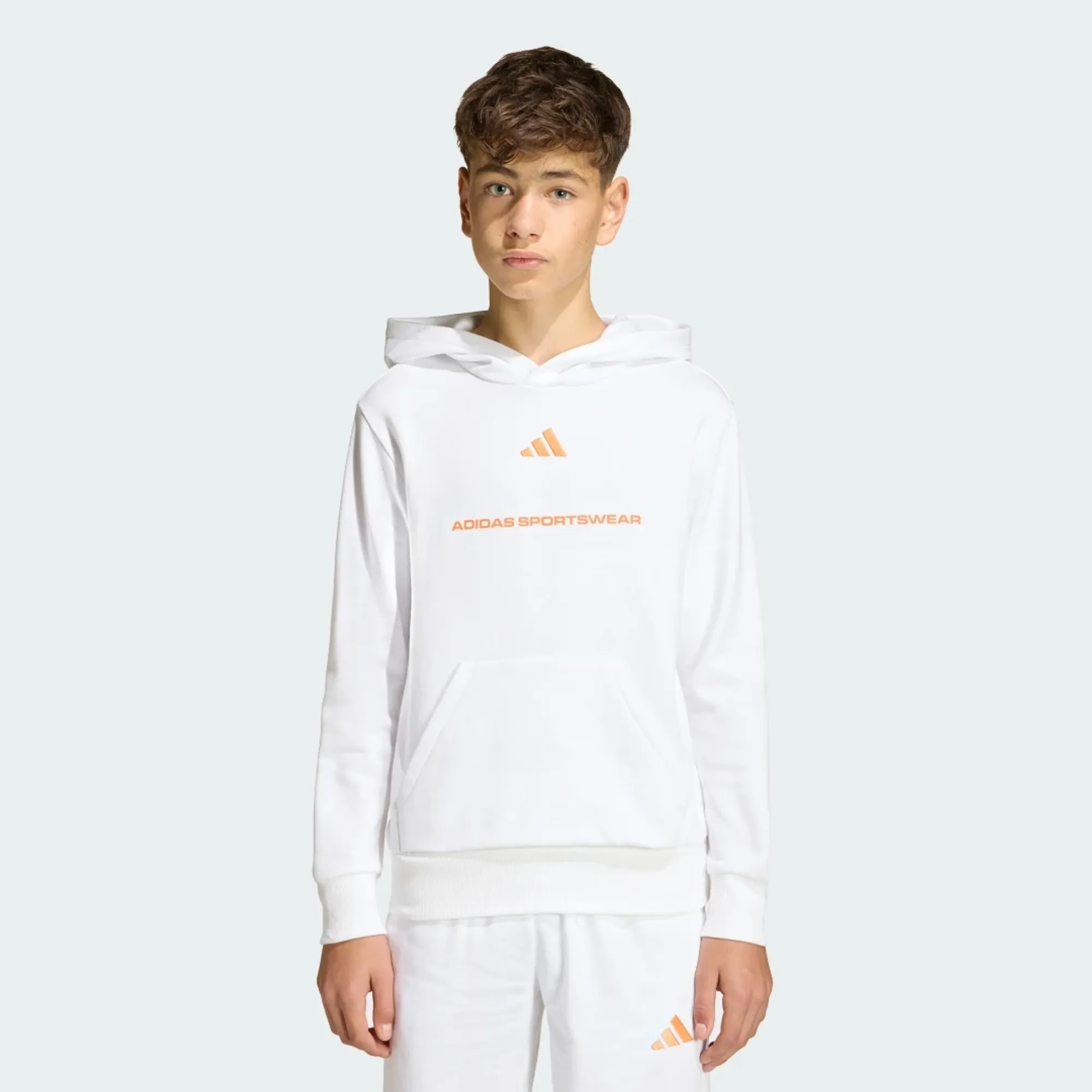 adidas adidas Slogan Fleece Hoodie