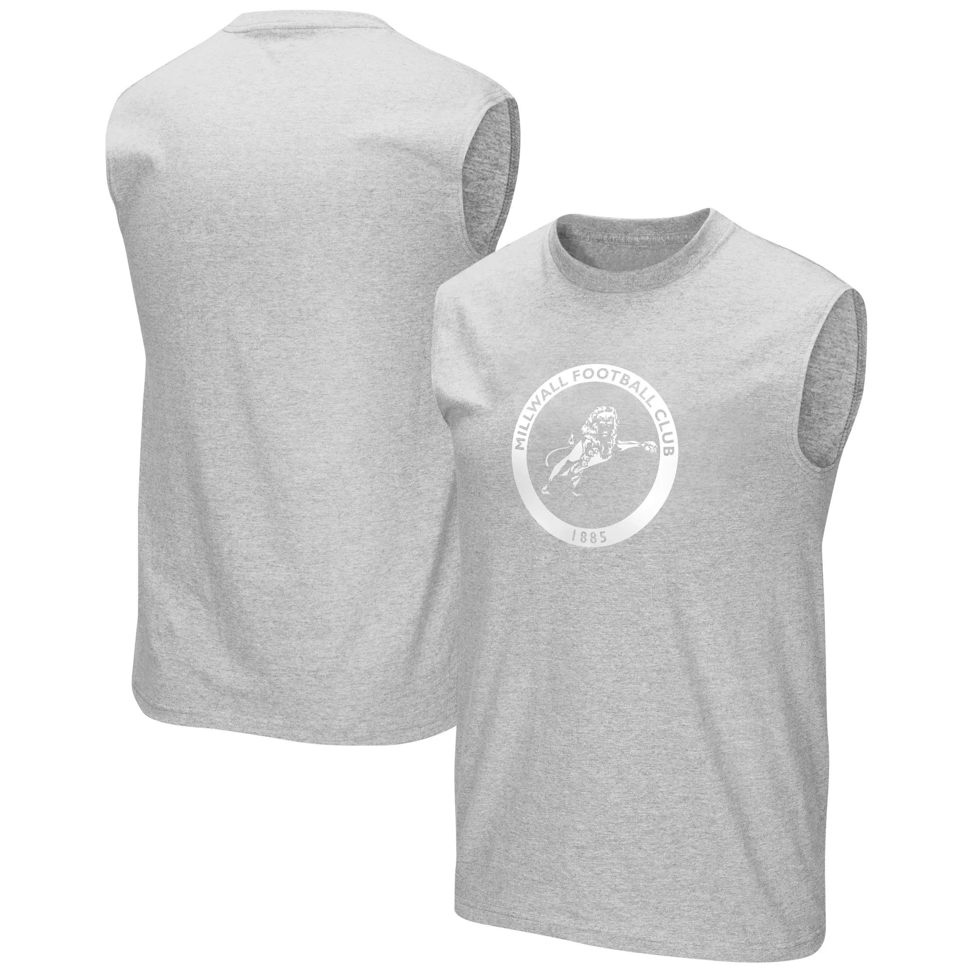 Millwall Mono Logo Graphic Tank - Sports Grey - Mens