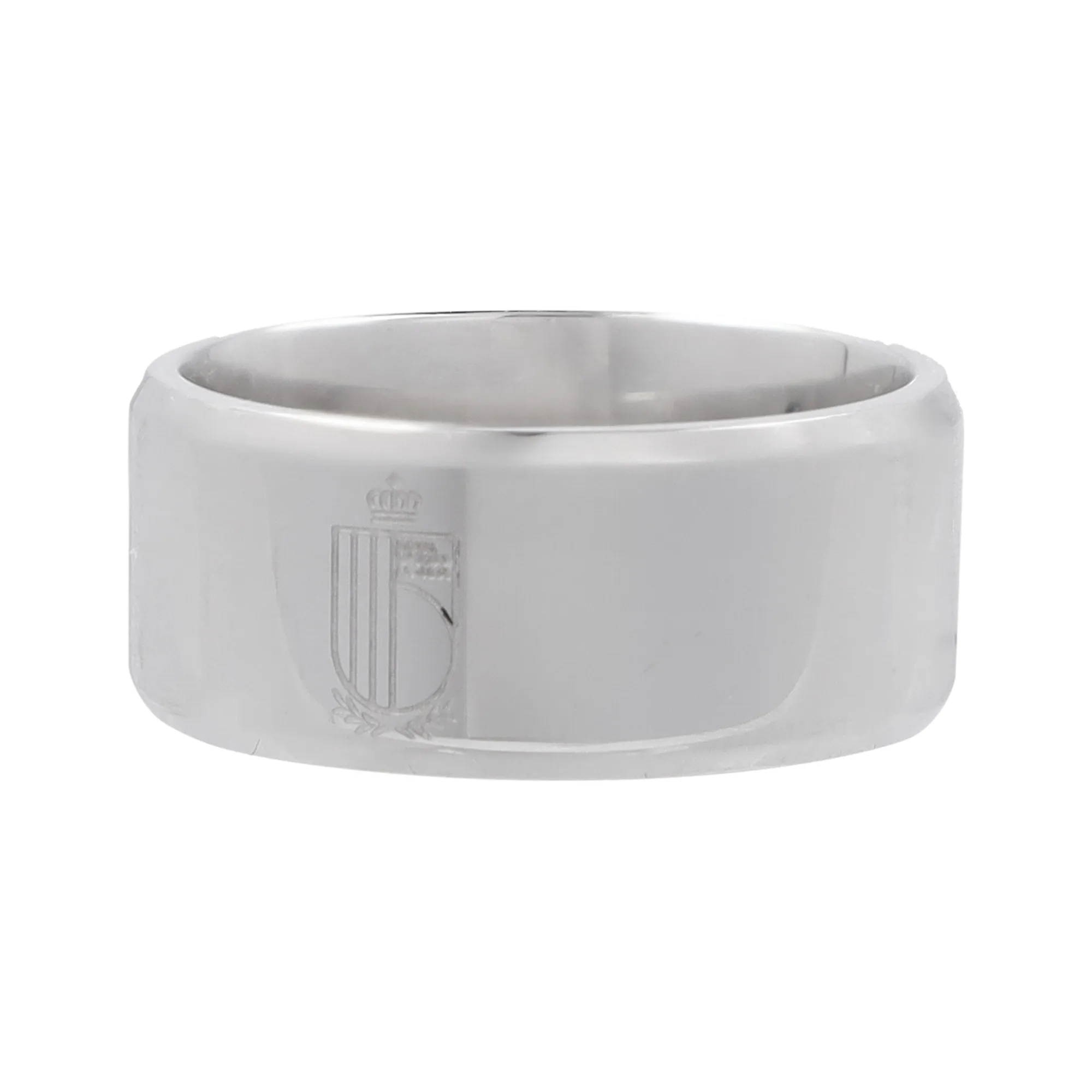 Belgium FA Crest Band Ring - Stainless Steel