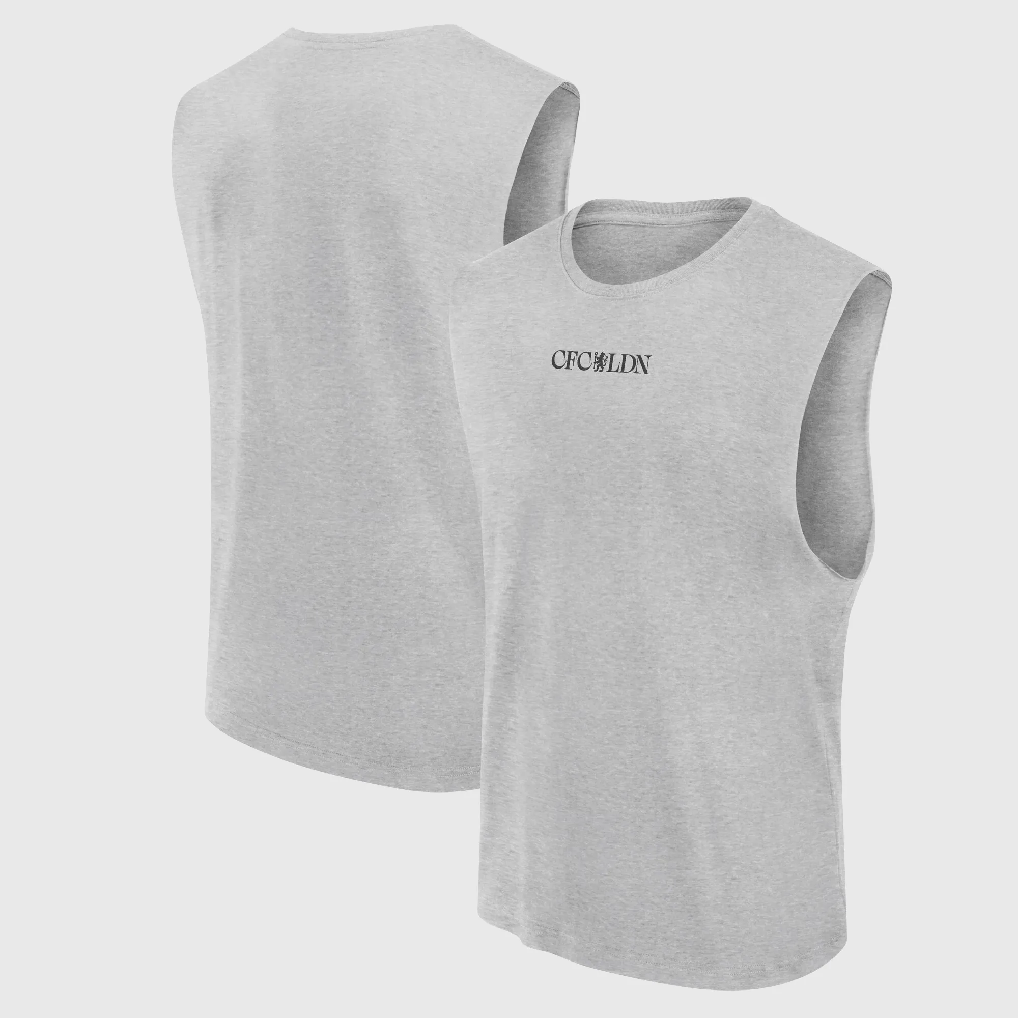 Chelsea CFCLDN Graphic Tank - Grey Marl - Mens