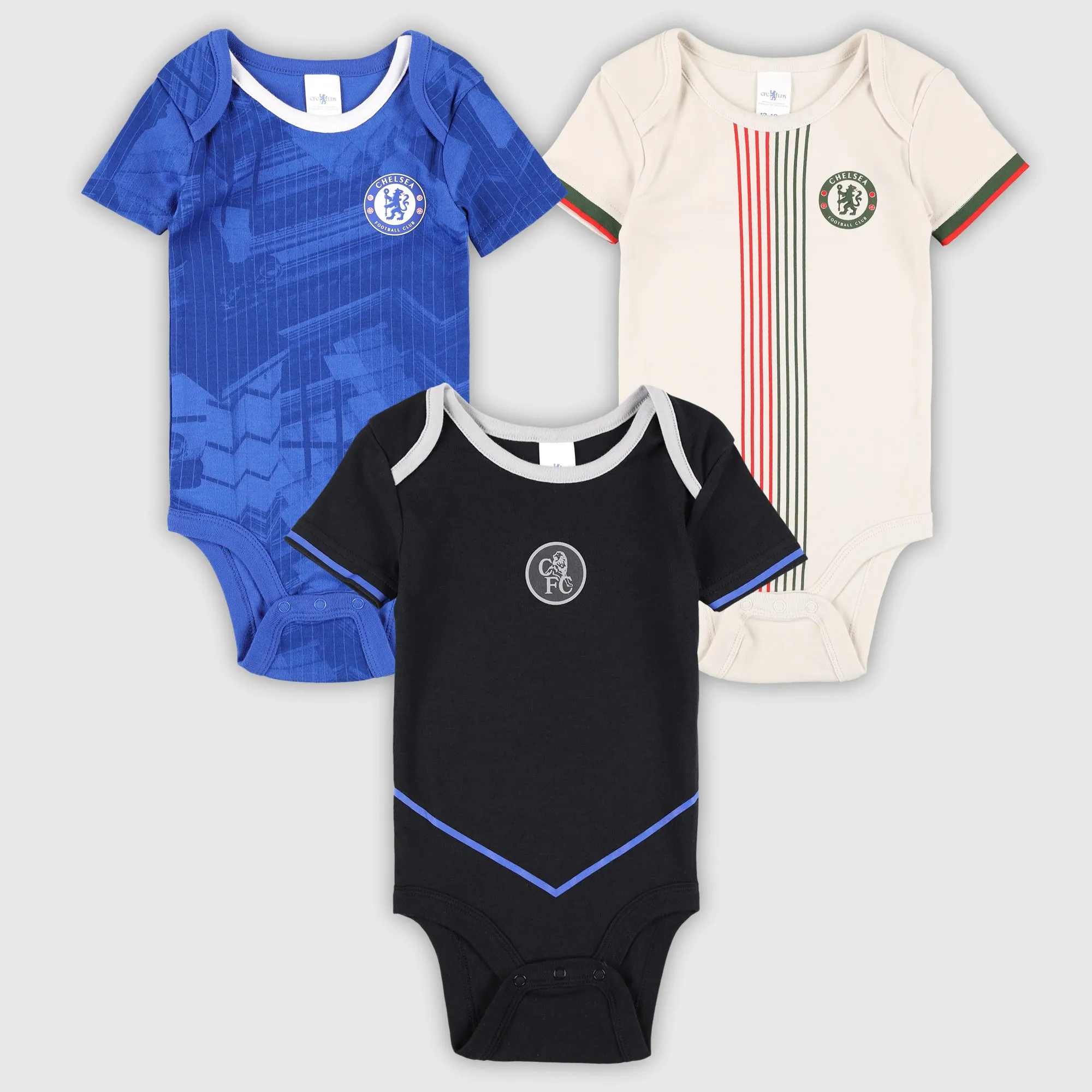 Chelsea Home, Away and Third Kit Bodysuits