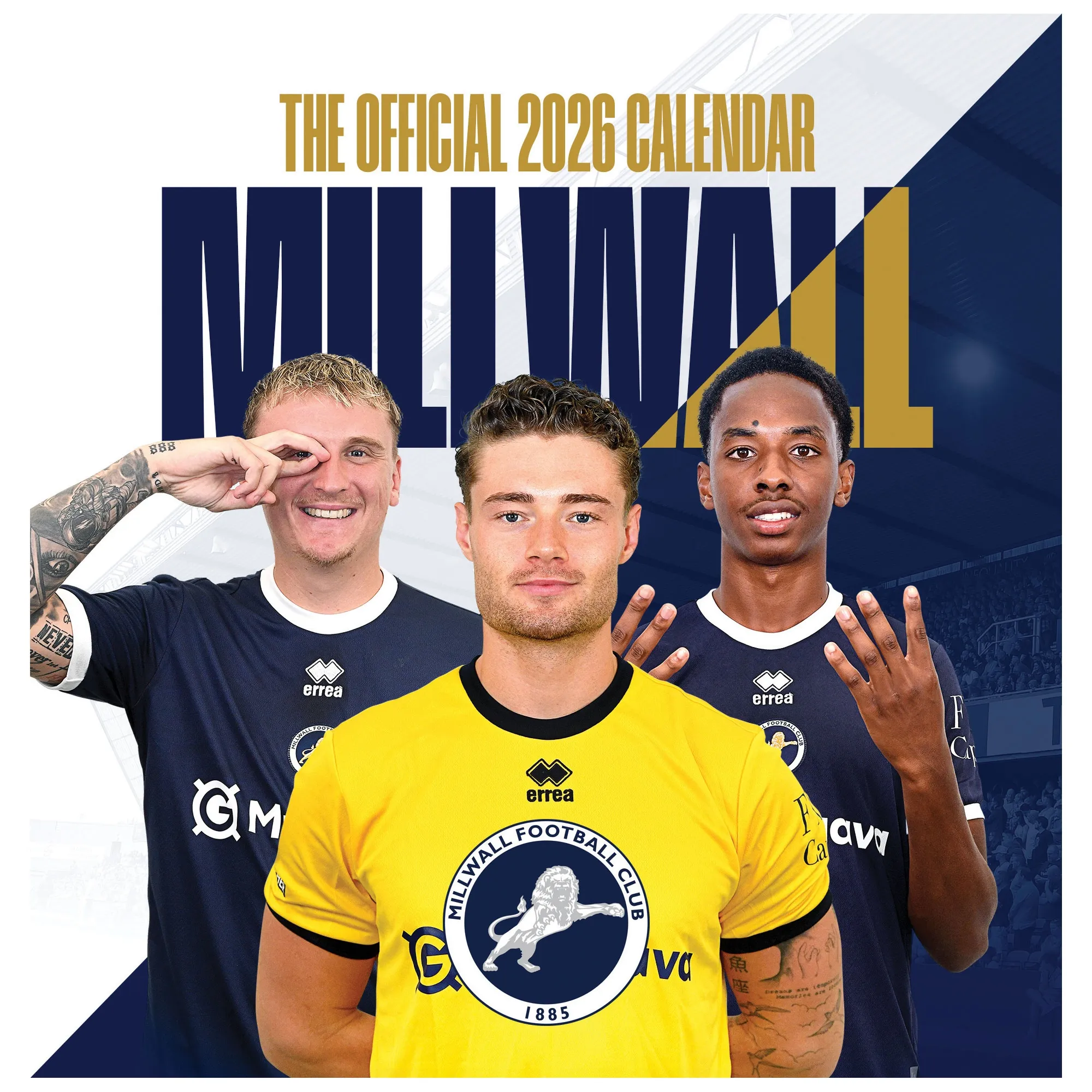 Millwall Official 2026 Desk Calendar