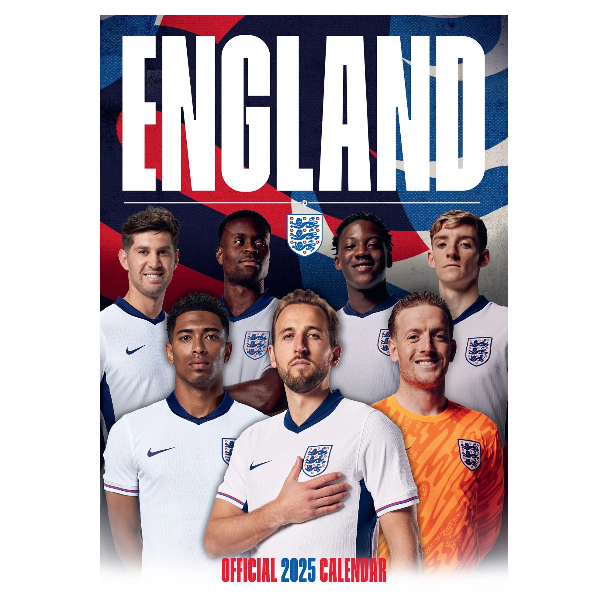 England Official 2025 Calendar - A3
