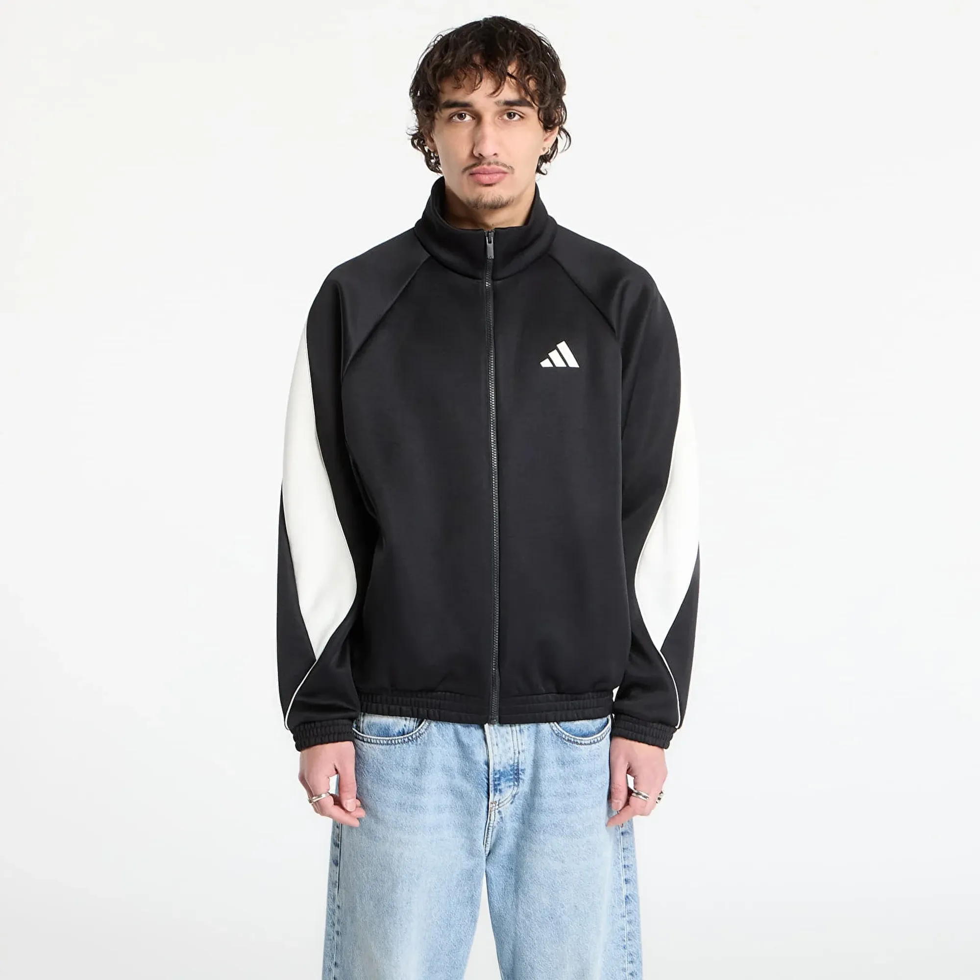 Sweatshirt Adidas M Stadium Tt Black/ Off White Xl