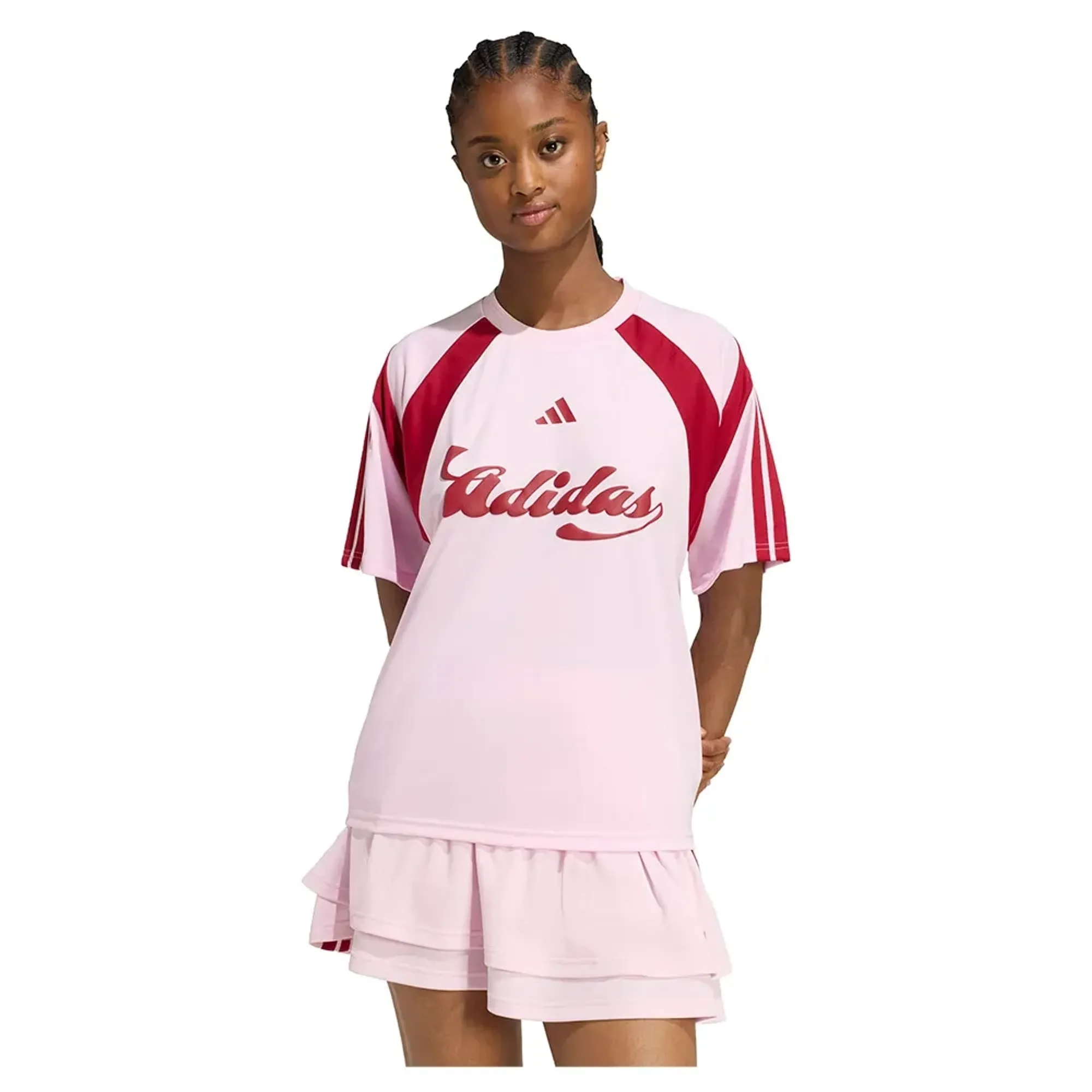 T-Shirt Adidas W Her Tee Clear Pink/ Actmar S