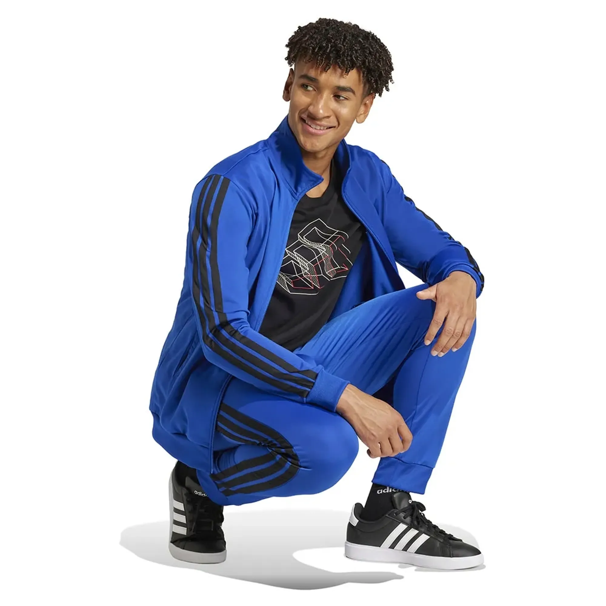 Adidas Sportswear Basic 3 Stripes Tricot Tracksuit