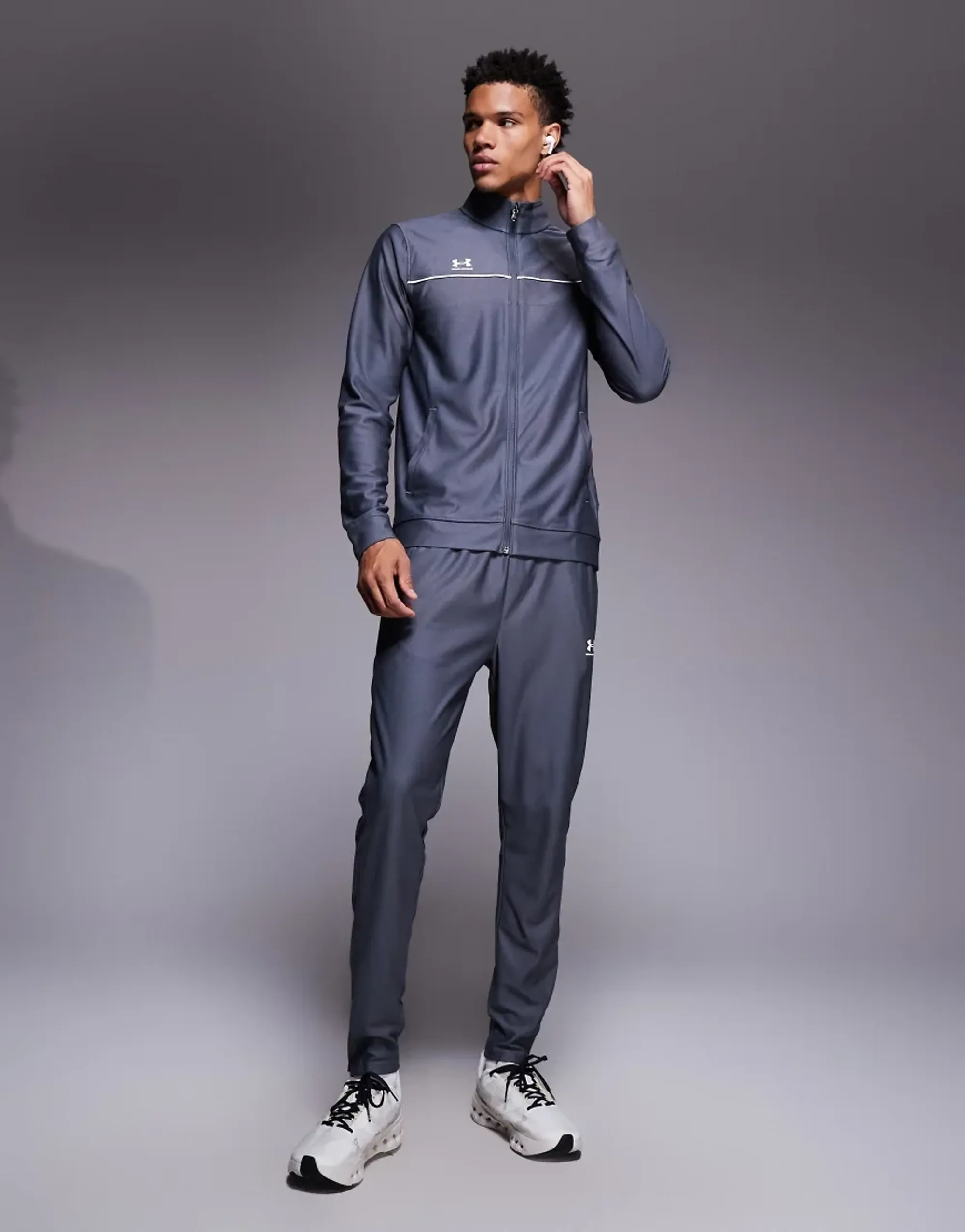 Under Armour  Challenger Men's Tracksuit Castlerock / White L