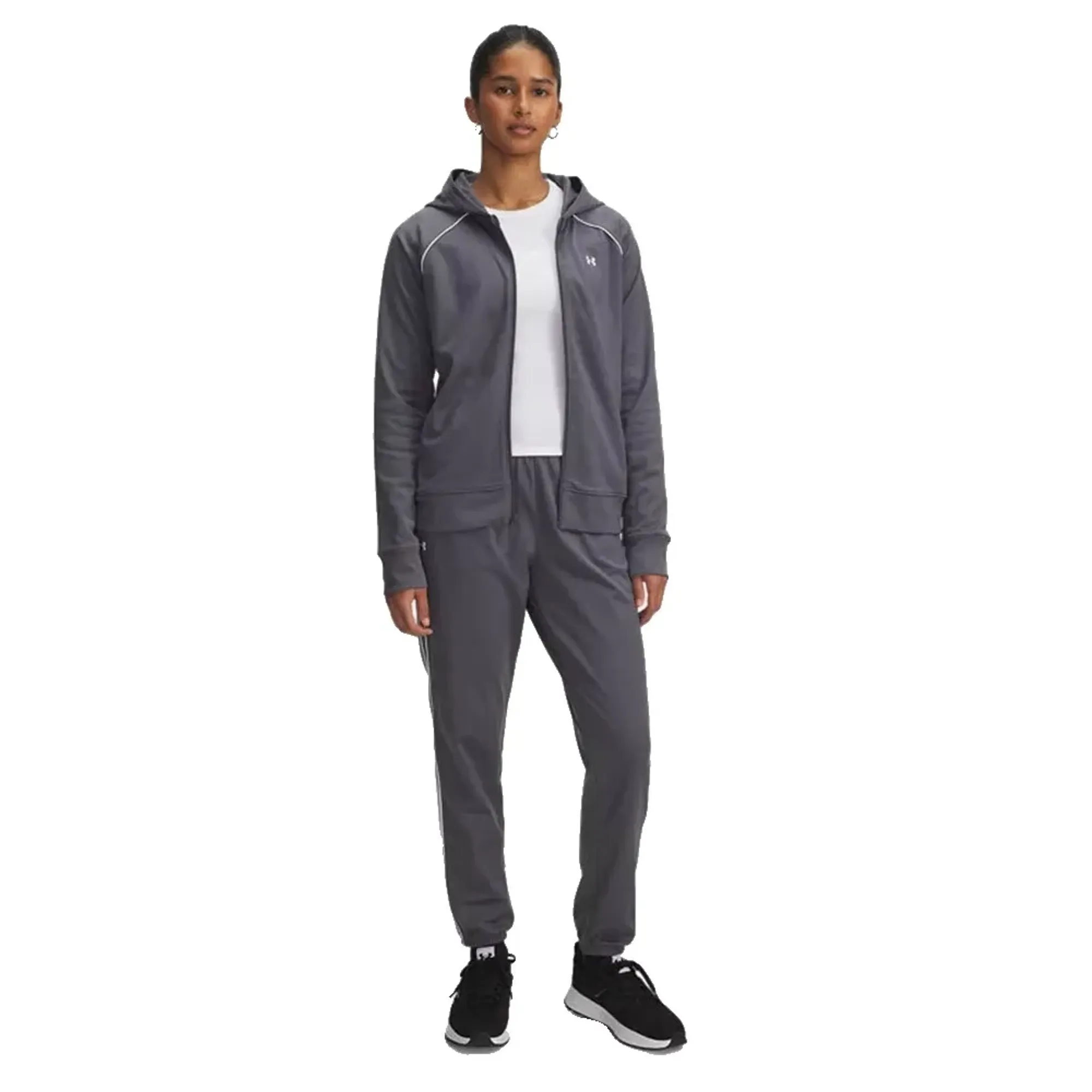Under Armour  Rival Tricot Women's Tracksuit Castlerock / White / White L