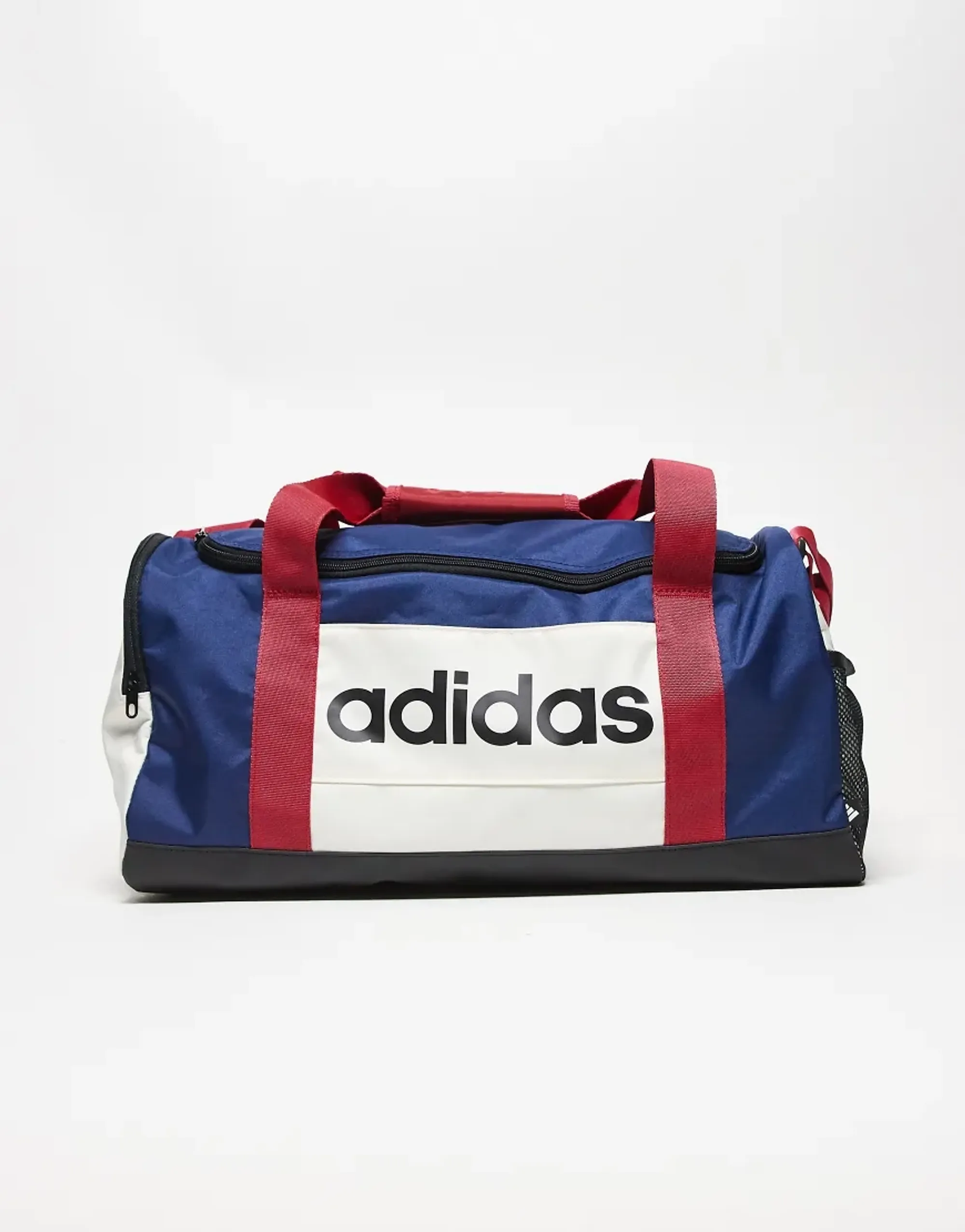 Adidas Training Retro Duffle Bag In White Blue And Red-Multi