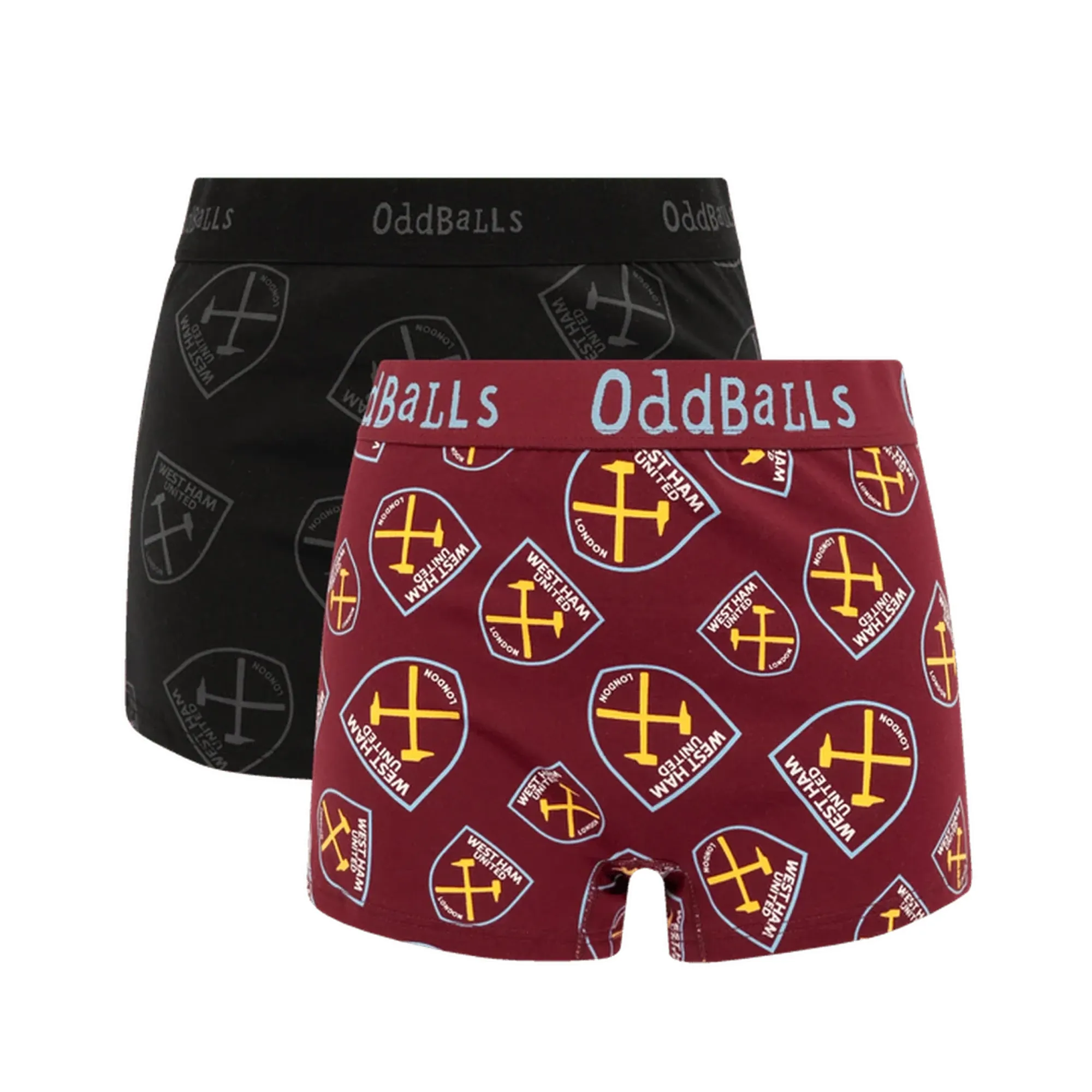 West Ham United Bundle - Ladies Boxer Shorts 2 Pack
