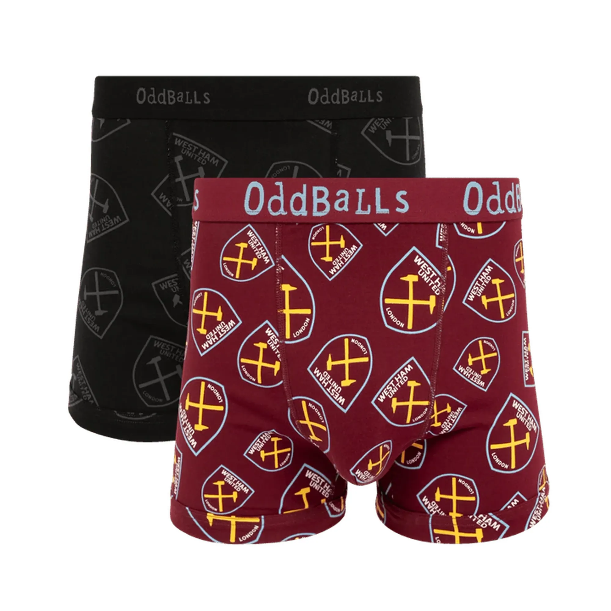 West Ham United Bundle - Mens Boxer Shorts 2 Pack