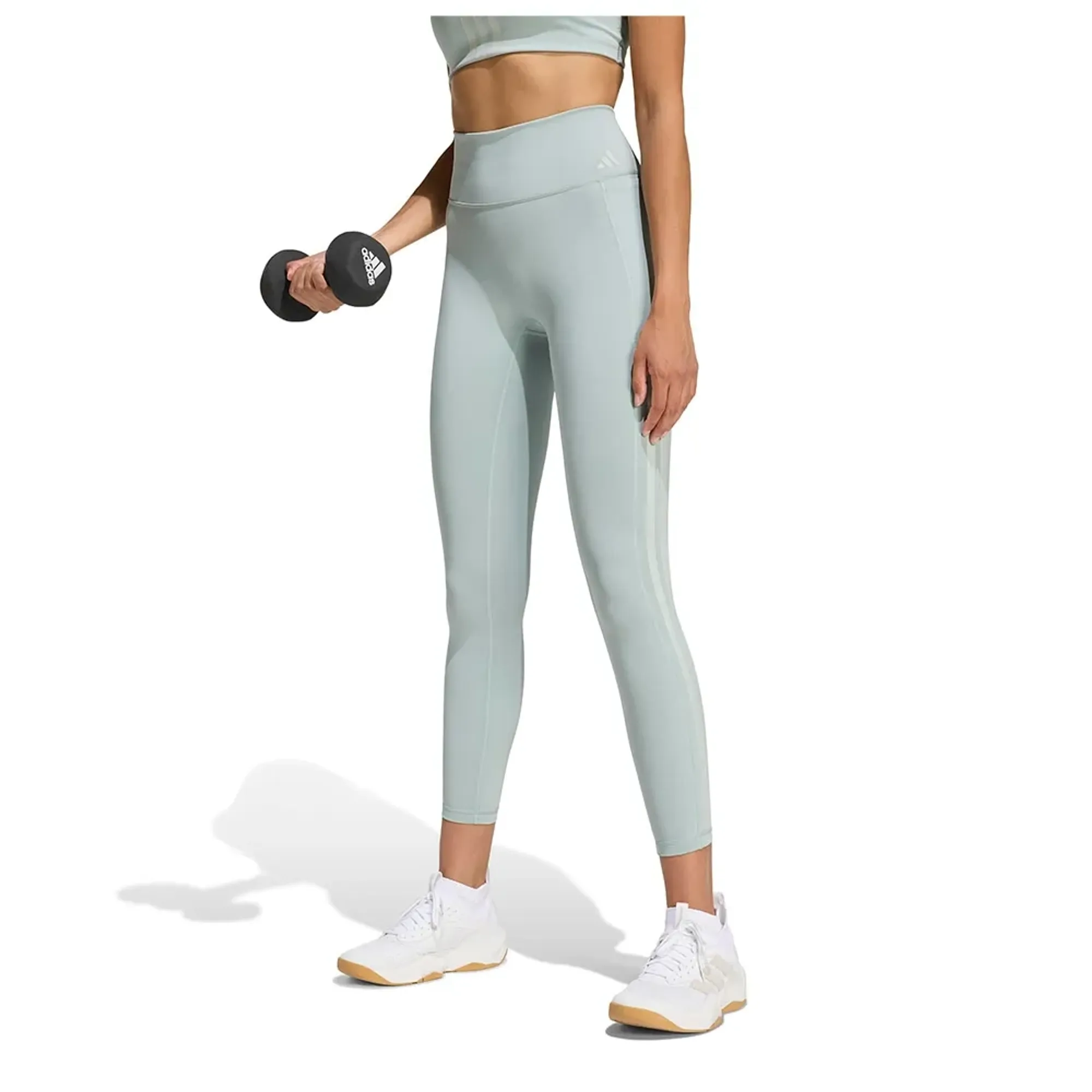 Adidas Optime Workout 3 Stripes 7/8 Leggings