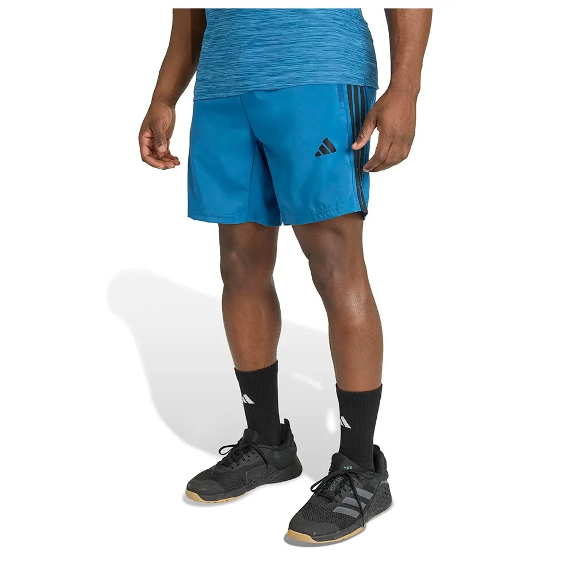 Adidas Workout Essentials Base 3 Stripes Woven 7´´ Shorts
