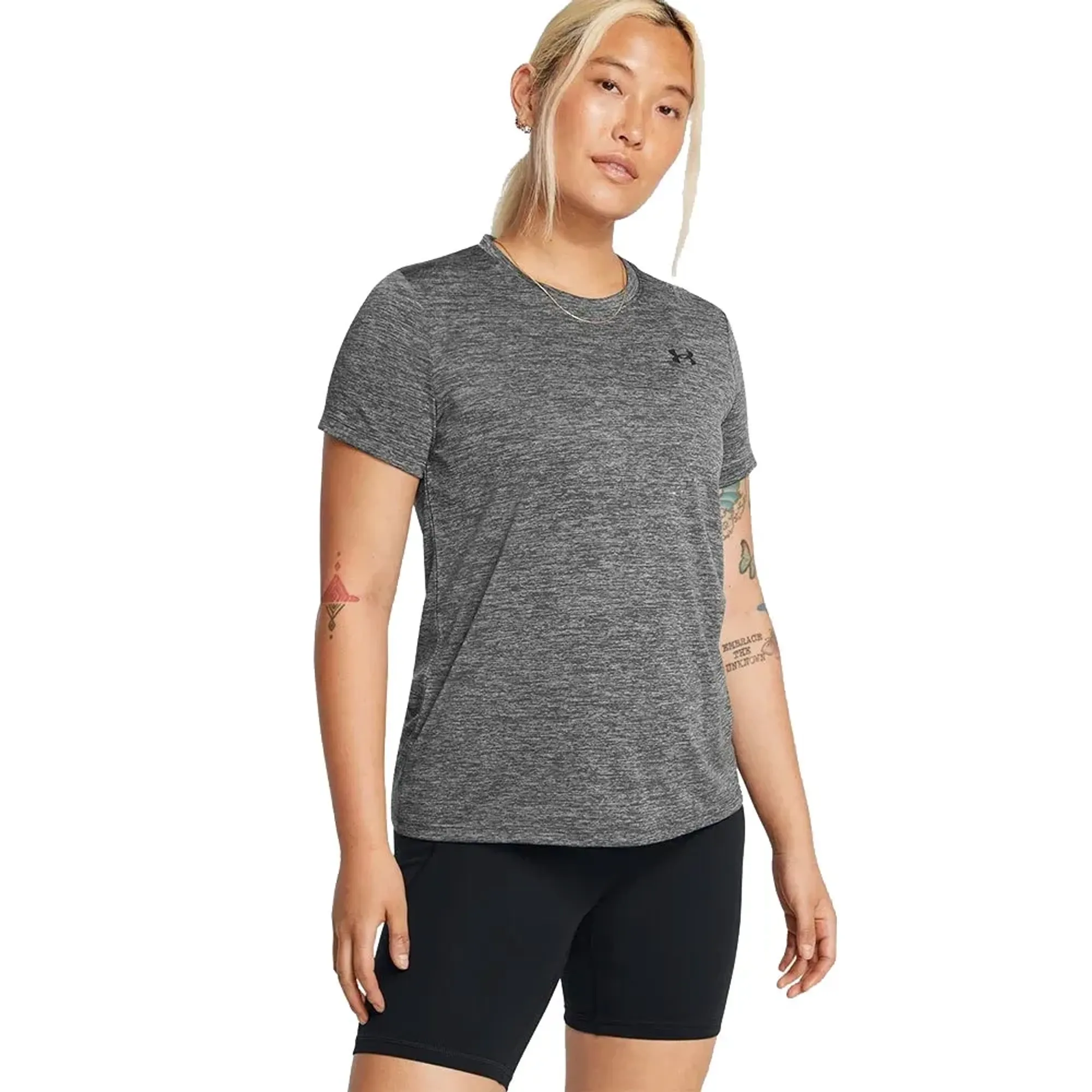 Under Armour  Tech™ Twist Women's Short Sleeve Castlerock / Black M