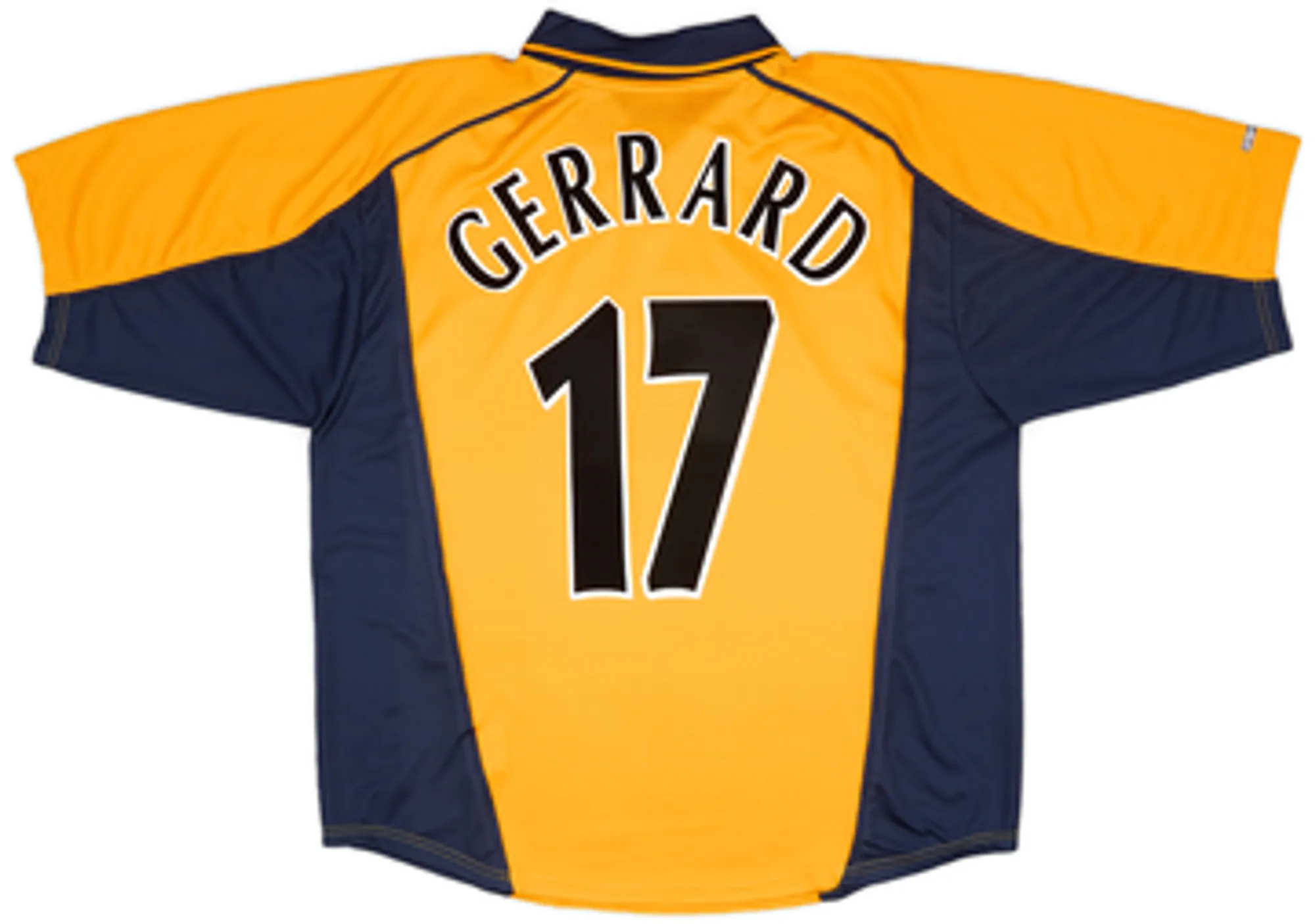 2000-02 Liverpool Away Shirt Gerrard #17EM