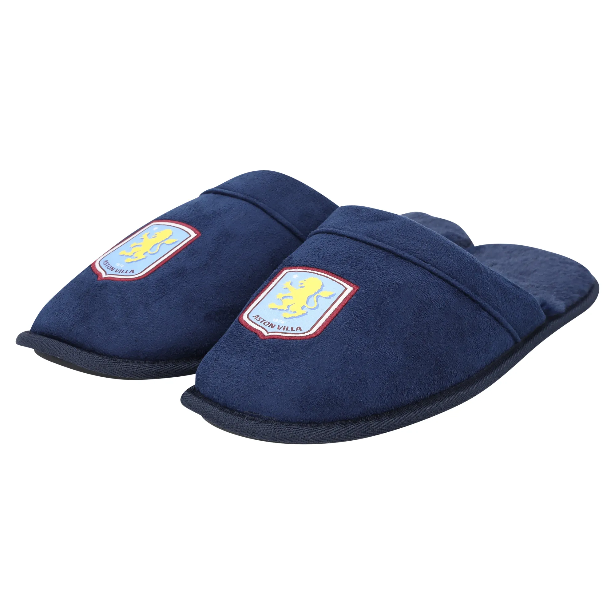 Aston Villa Mule Slippers - Navy - Mens
