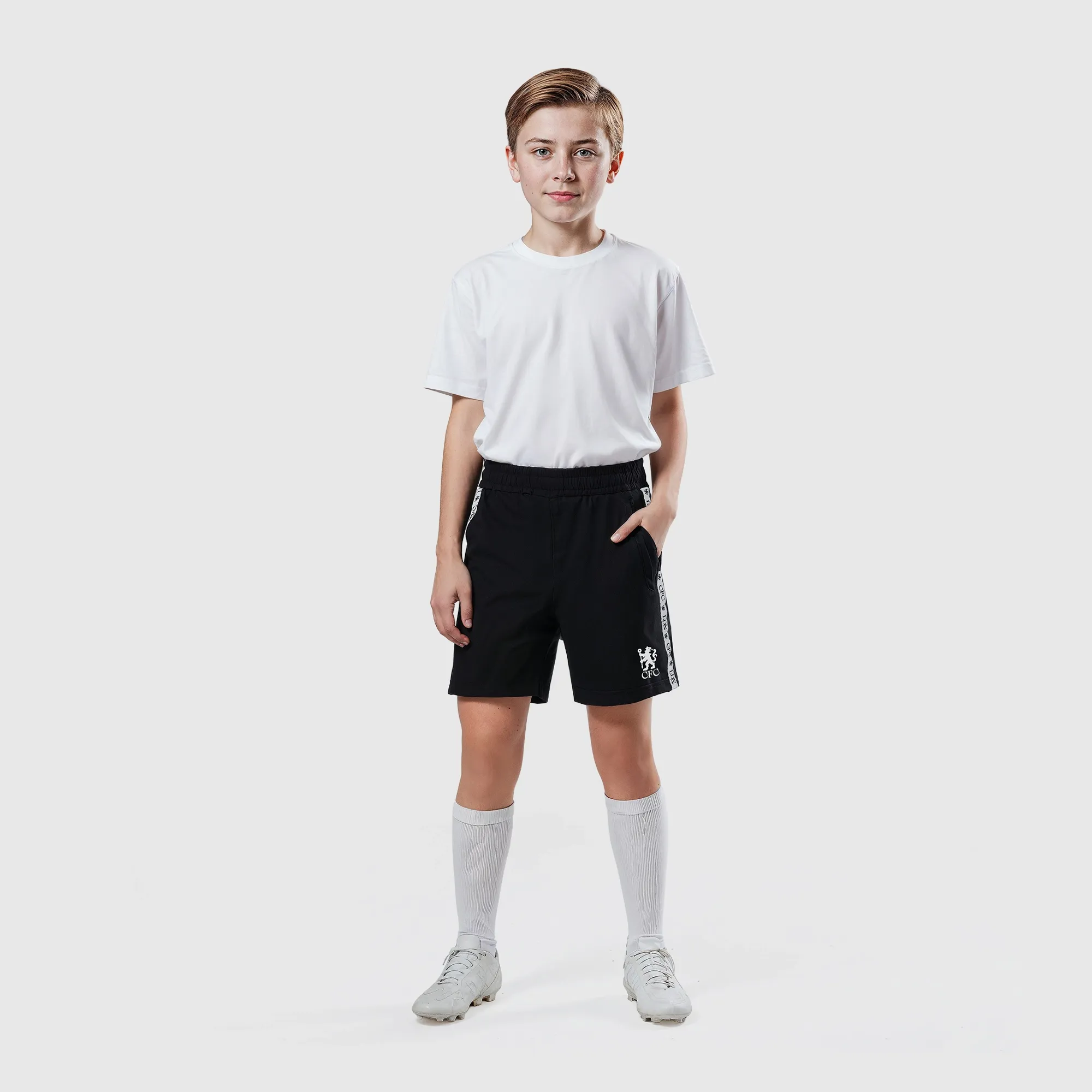 Chelsea 120 Year Anniversary CFC LDN Taped Short - Black - Kids