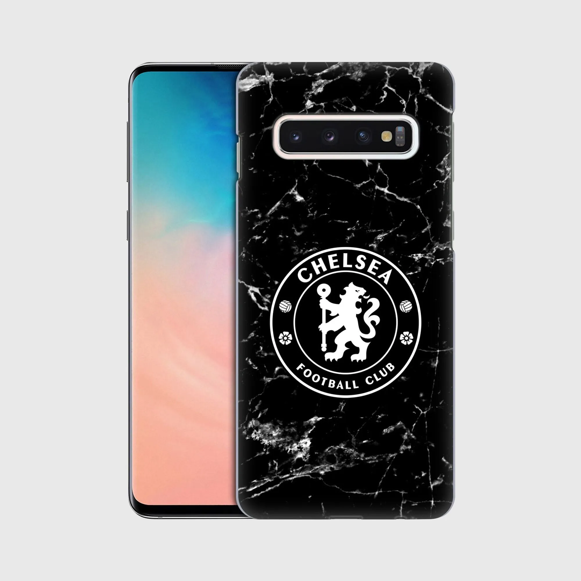 Chelsea Black Marble Hard-Shell Phone Case - Samsung