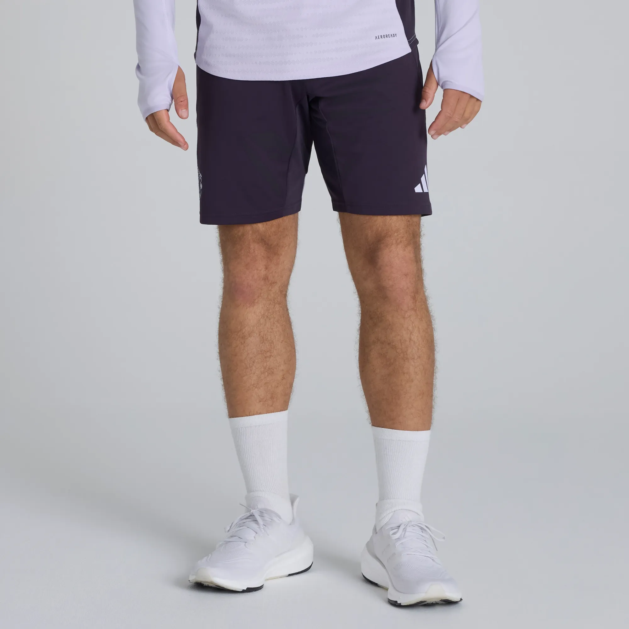 Manchester United Tiro 25 Pro Training Shorts Purple