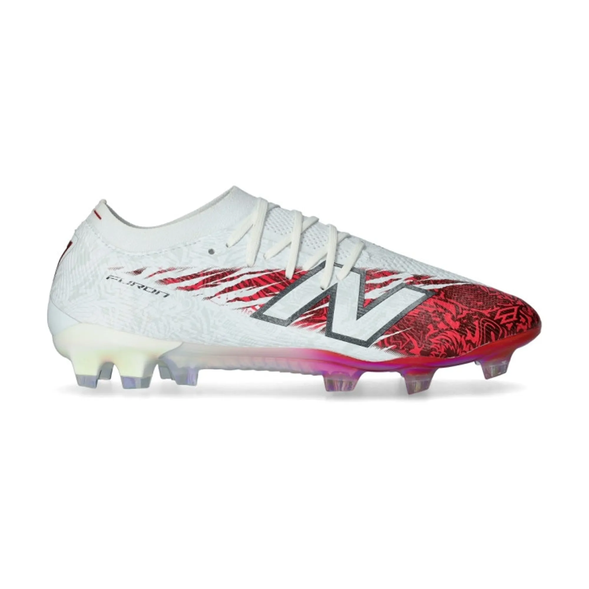 New Balance Unisex BUKAYO SAKA x FURON ELITE FG in White/Red/Grey