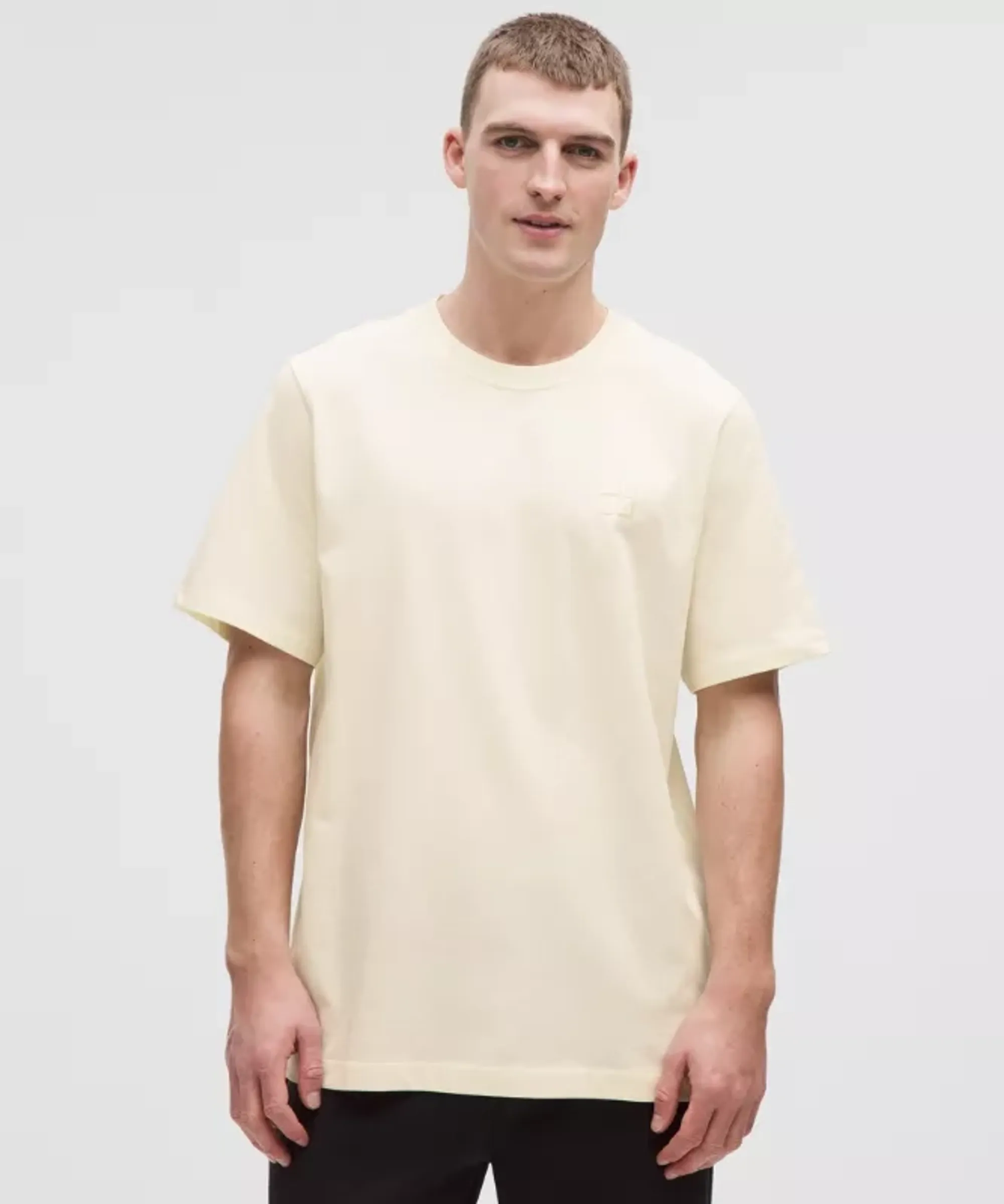 lululemon – Men's Heavyweight Classic-Fit T-Shirt Stack – Color White – Size Large