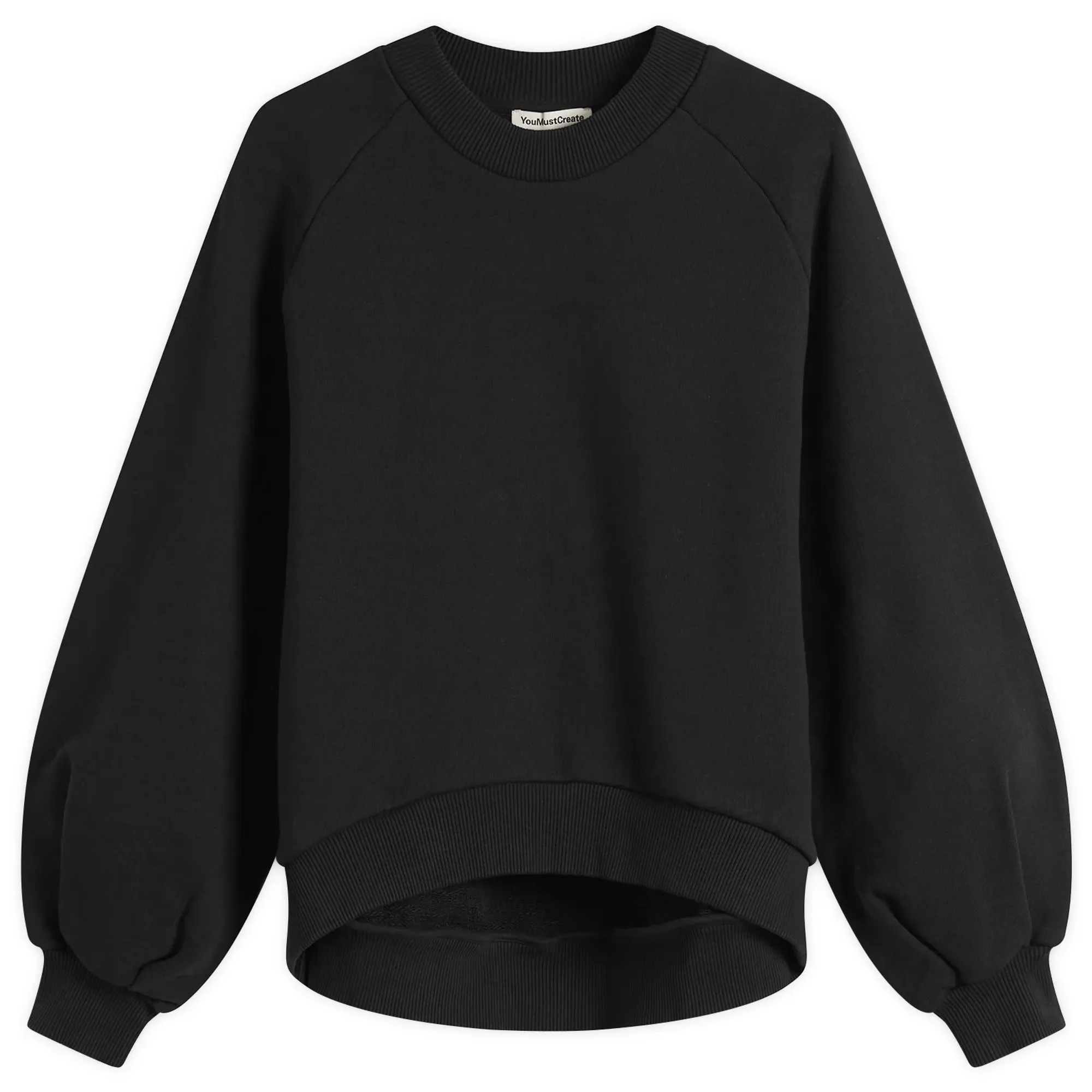 YMC Women's Bellow Sleeve Sweatshirt Black