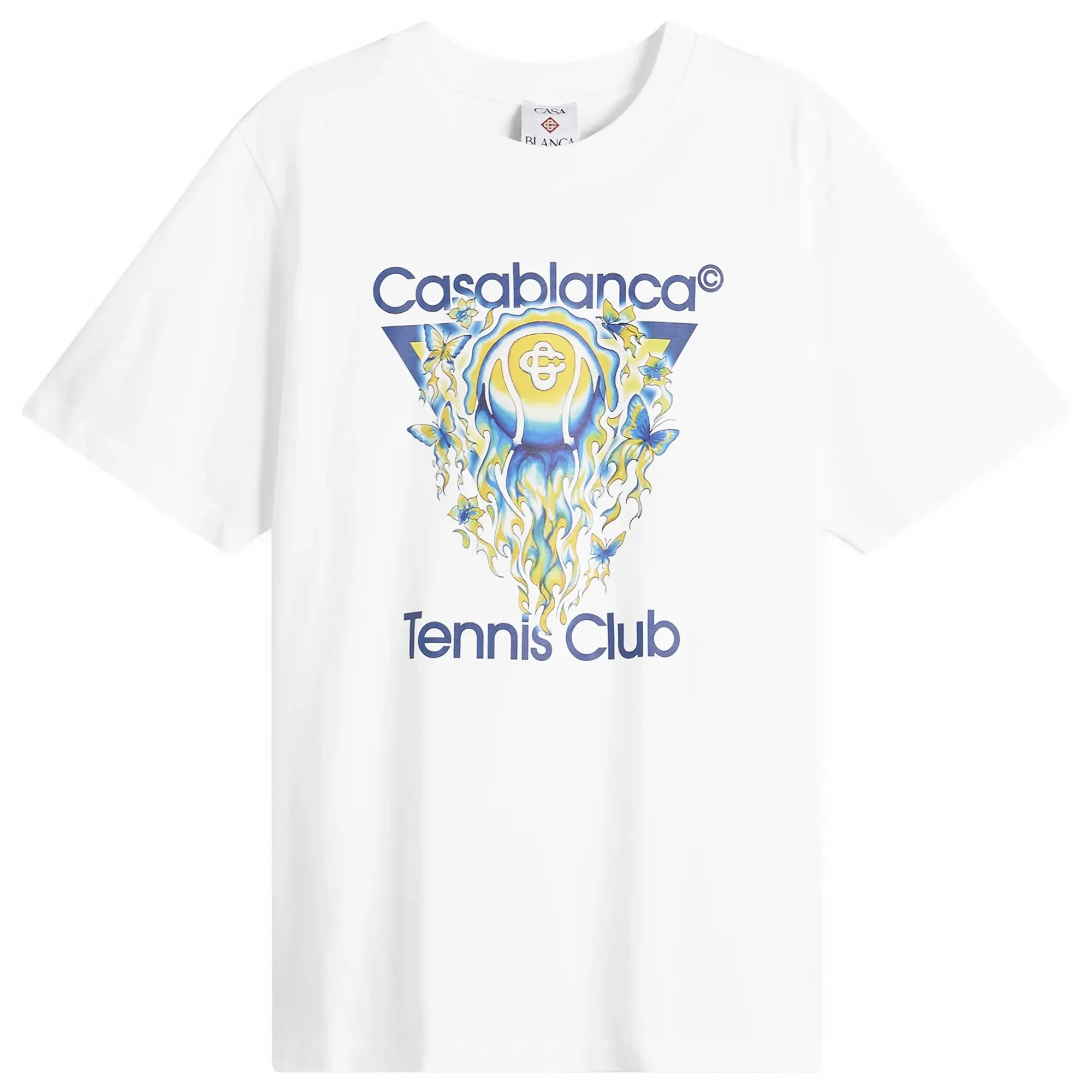 Casablanca Men's Tennis Club Icon Classic T-Shirt White