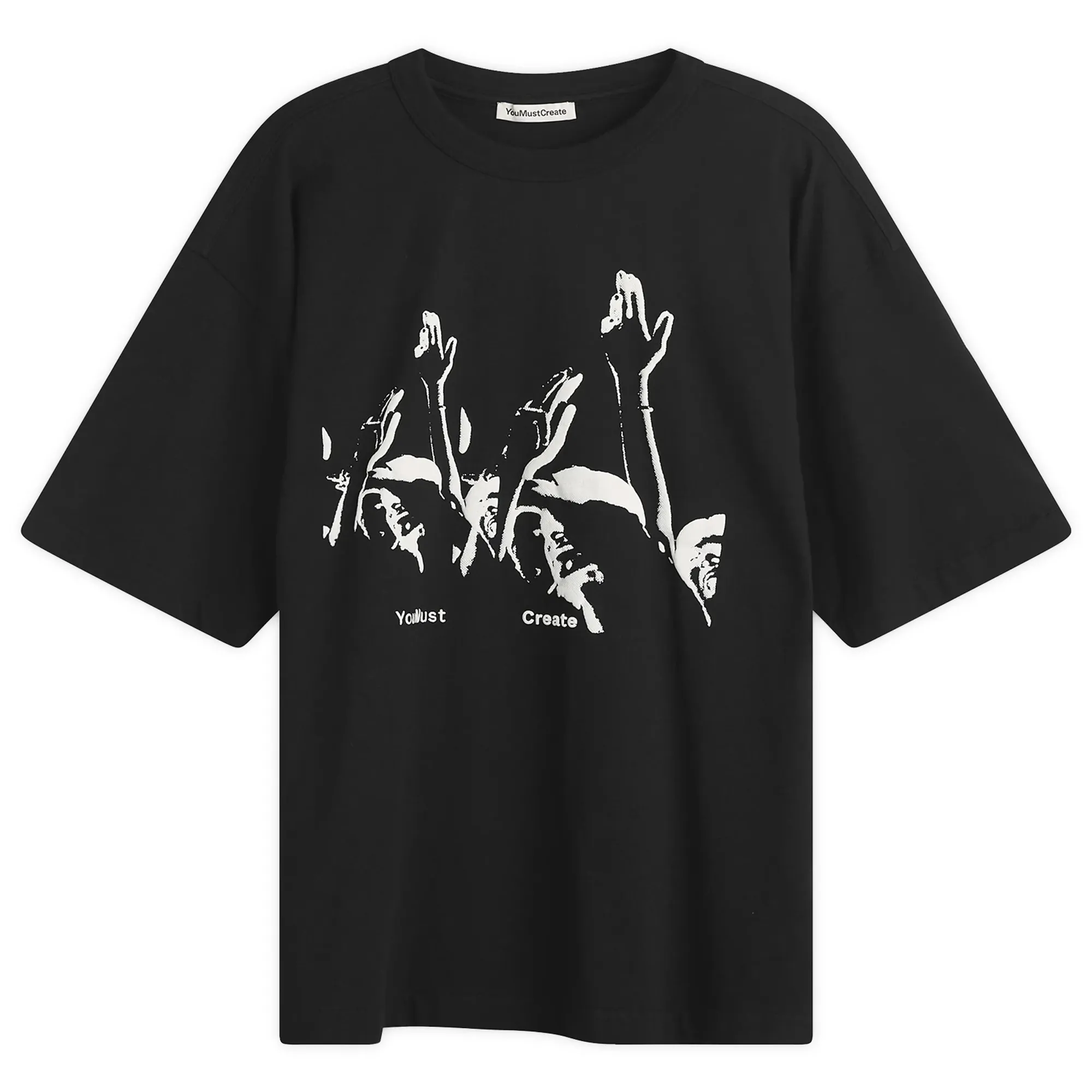 YMC Men's Graphic Triple T-Shirt Black