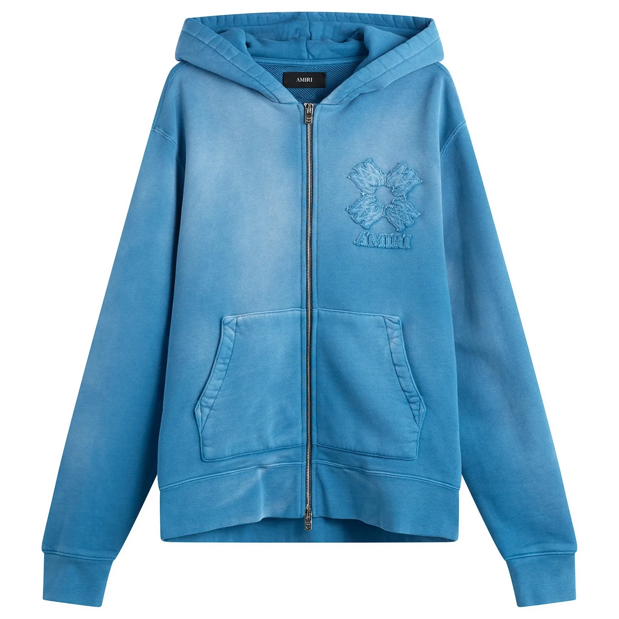 AMIRI Men's MA Quad Zip Hoodie Dark Indigo