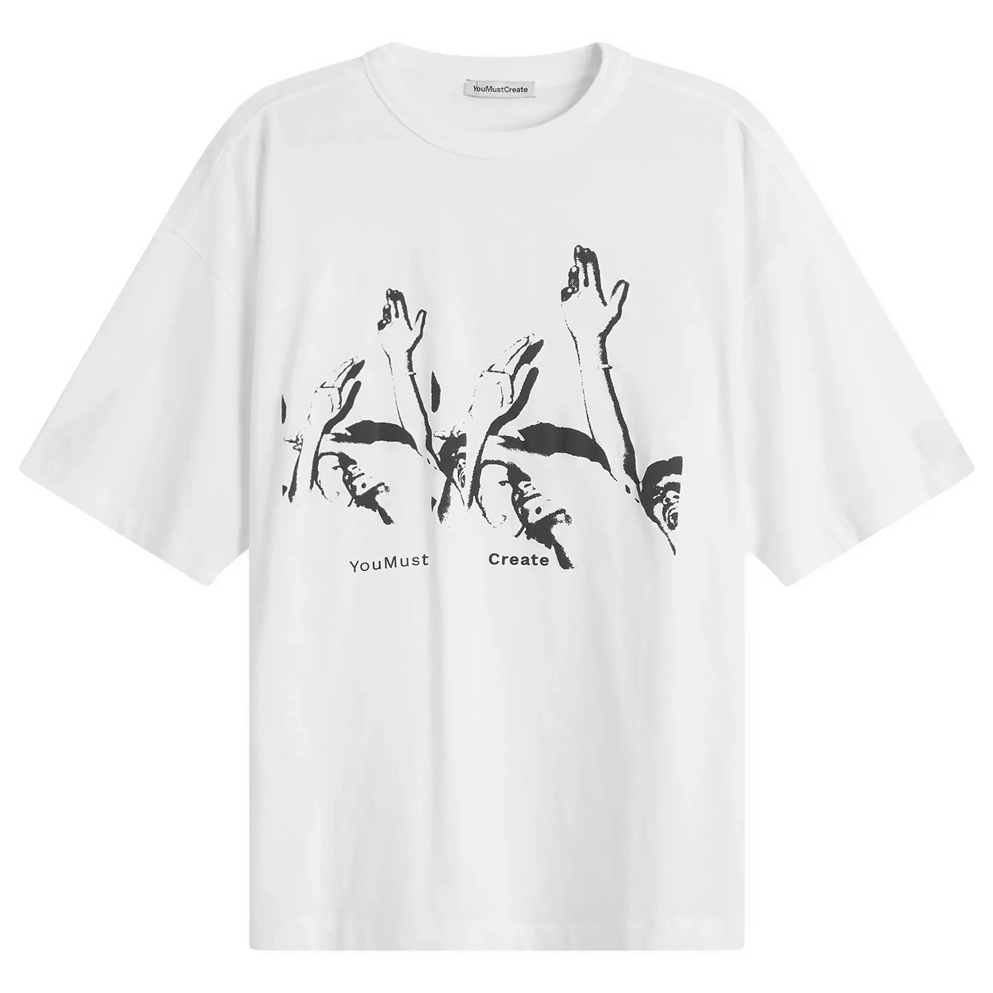 YMC Graphic Triple T-Shirt Presented by END. White