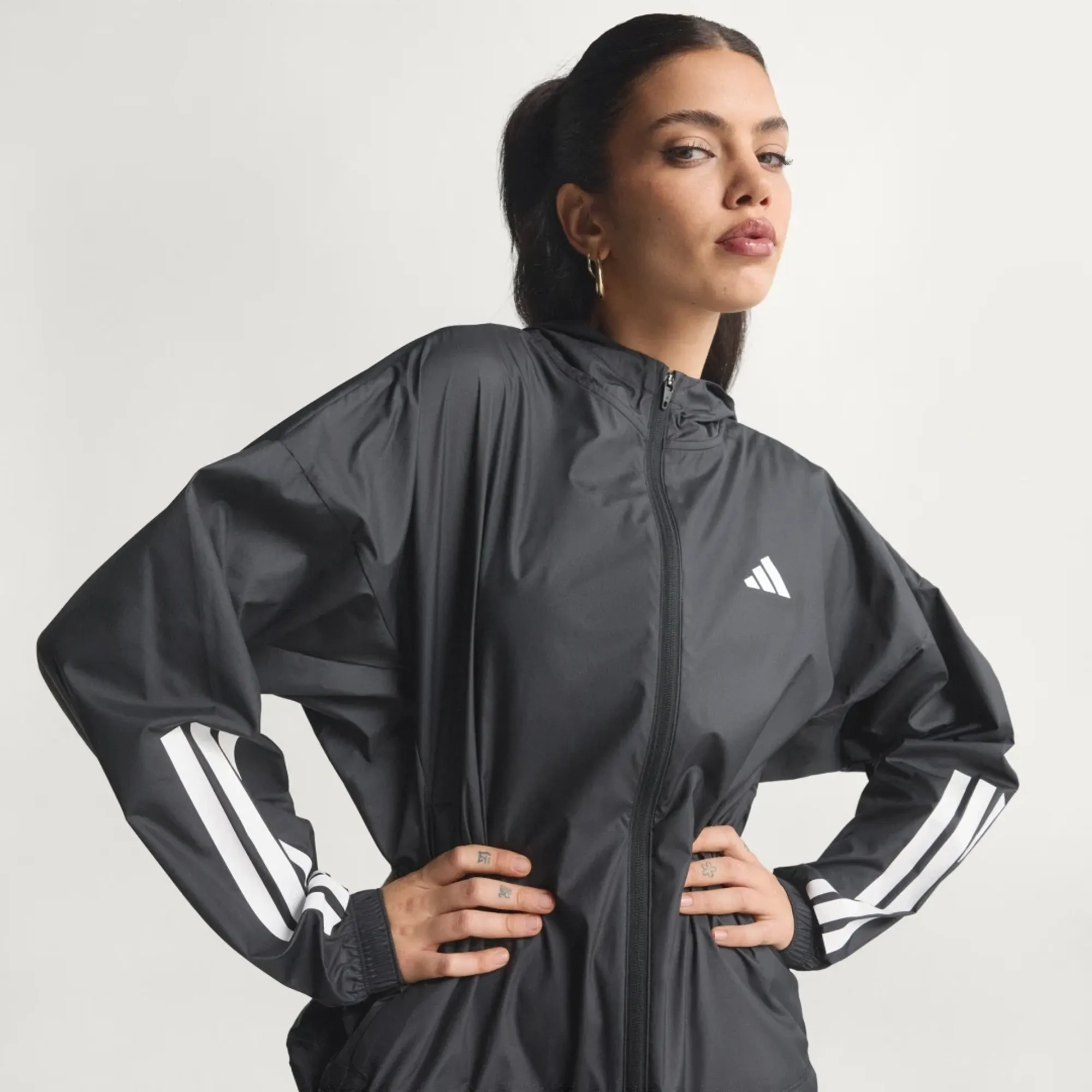 adidas Hyperglam 3-Stripes Windbreaker