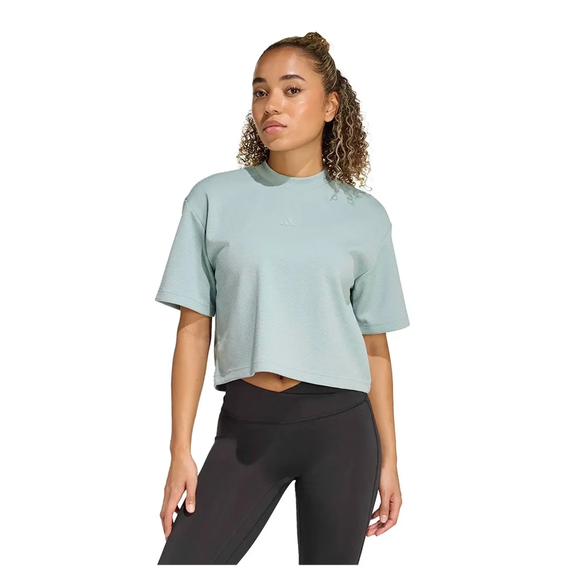 Adidas Yoga Motion Waffle Short Sleeve T-shirt