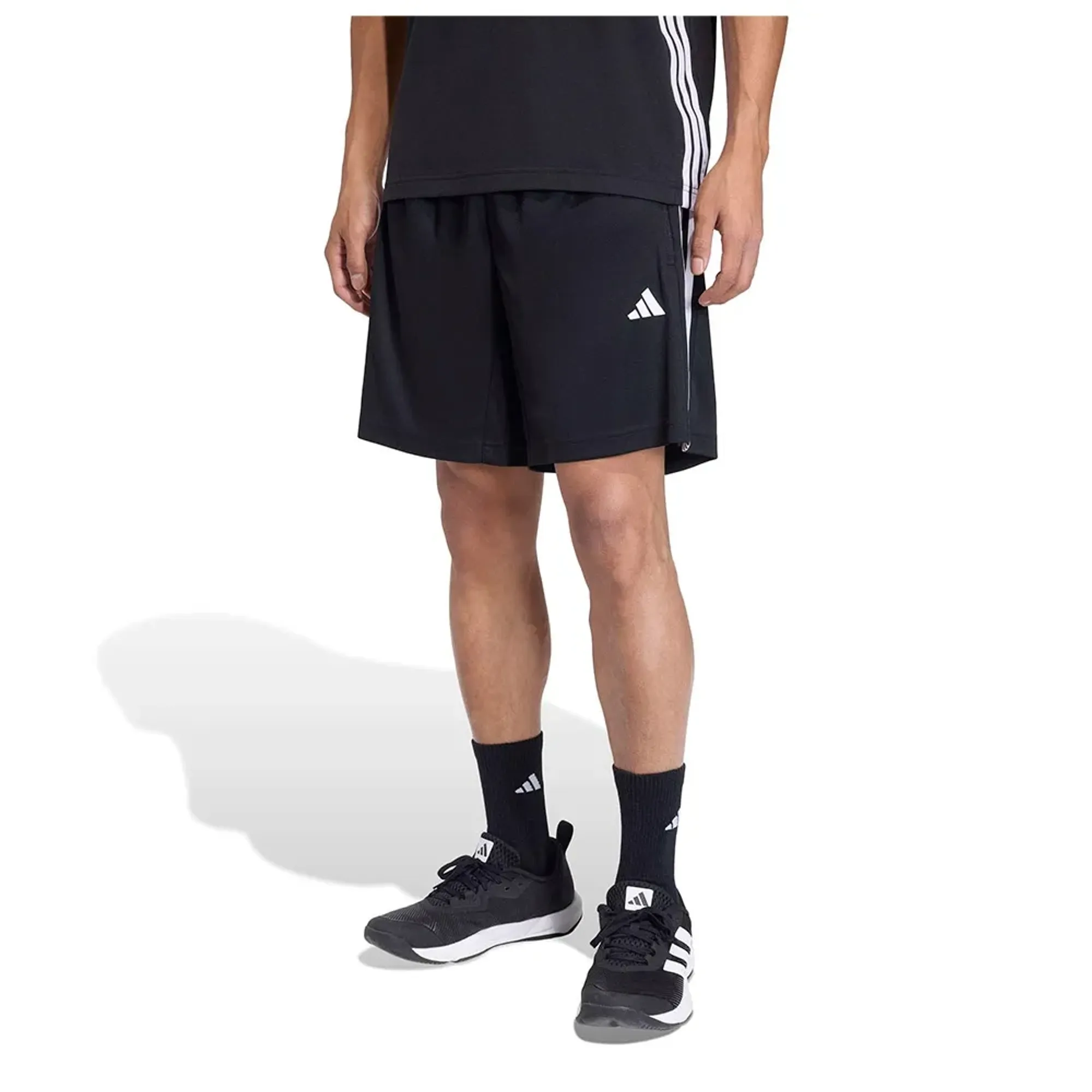Adidas Workout Essentials Base 3 Stripes Pique 9´´ Shorts