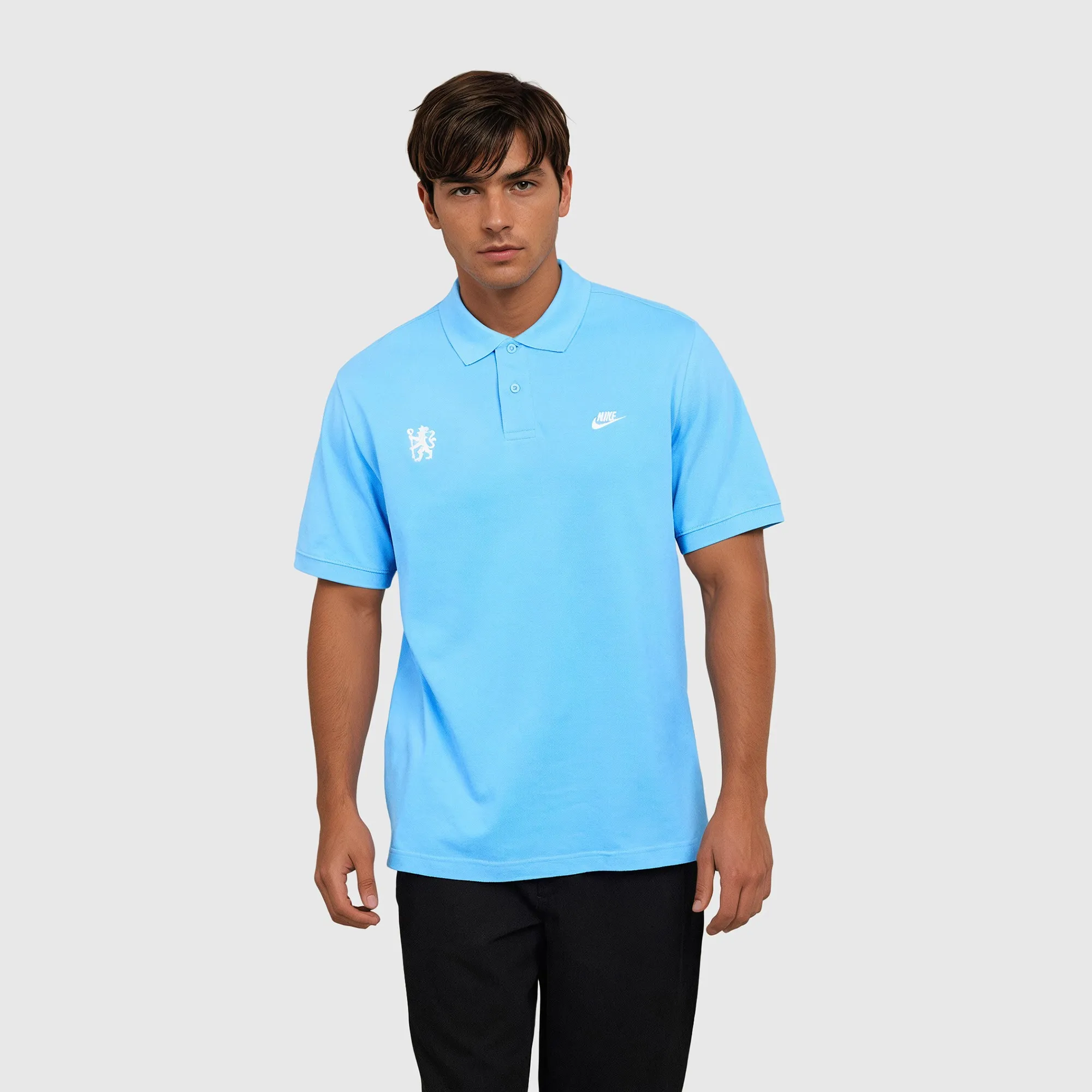 Chelsea Nike Club Polo Shirt - Blue
