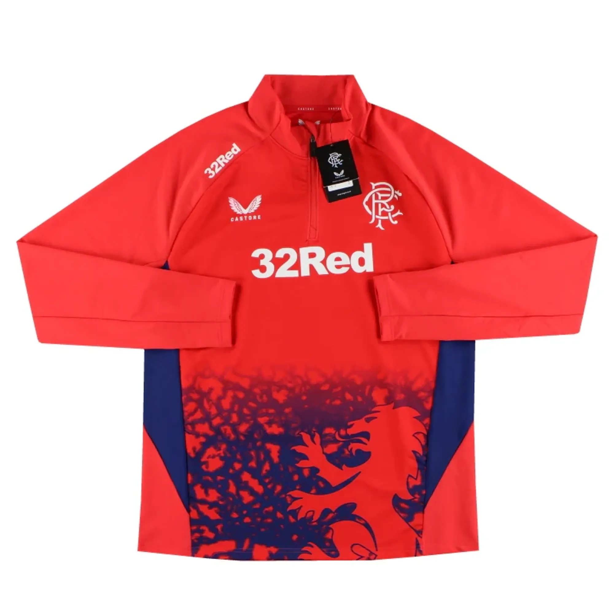 2024-25 Rangers Castore Players 1/4 Zip Training Top *w/tags* - Rangers / w/tags 