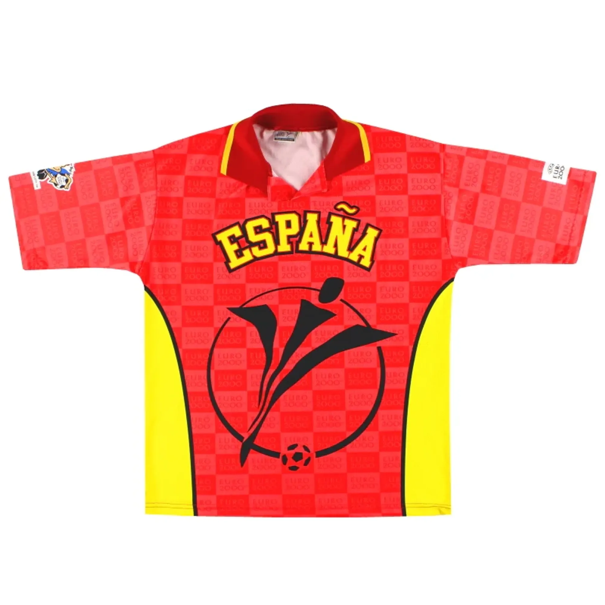 2000-02 Spain 'EURO 2000' Fan Shirt L - Spain / Excellent 